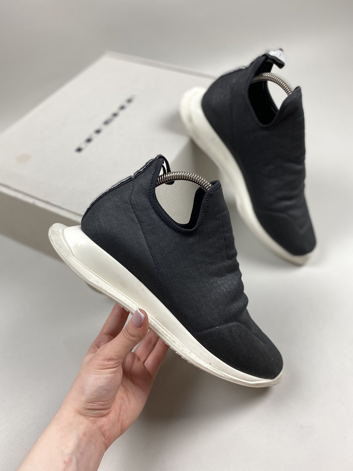 Rick Owens Drkshdw New! Rick Owens DRKSHDW avant-garde low top sneaker shoes Size US 9 / IT 39 - 3 Thumbnail
