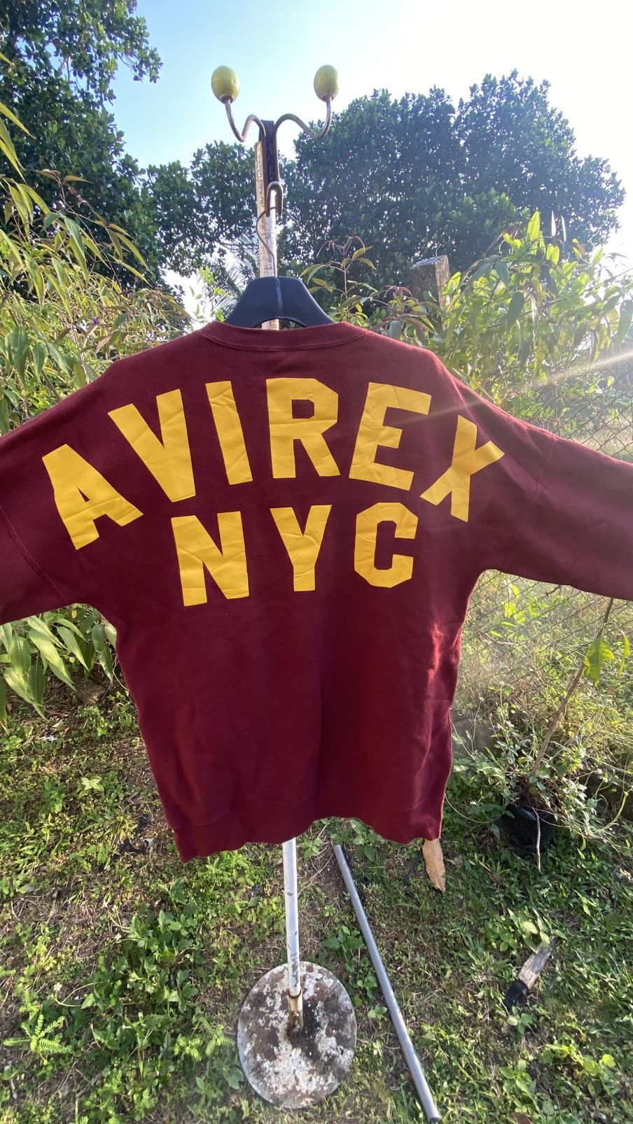 Avirex Avirex NYC sweatshirt with gold yellow text and star graphic Size US XL / EU 56 / 4 - 1 Thumbnail