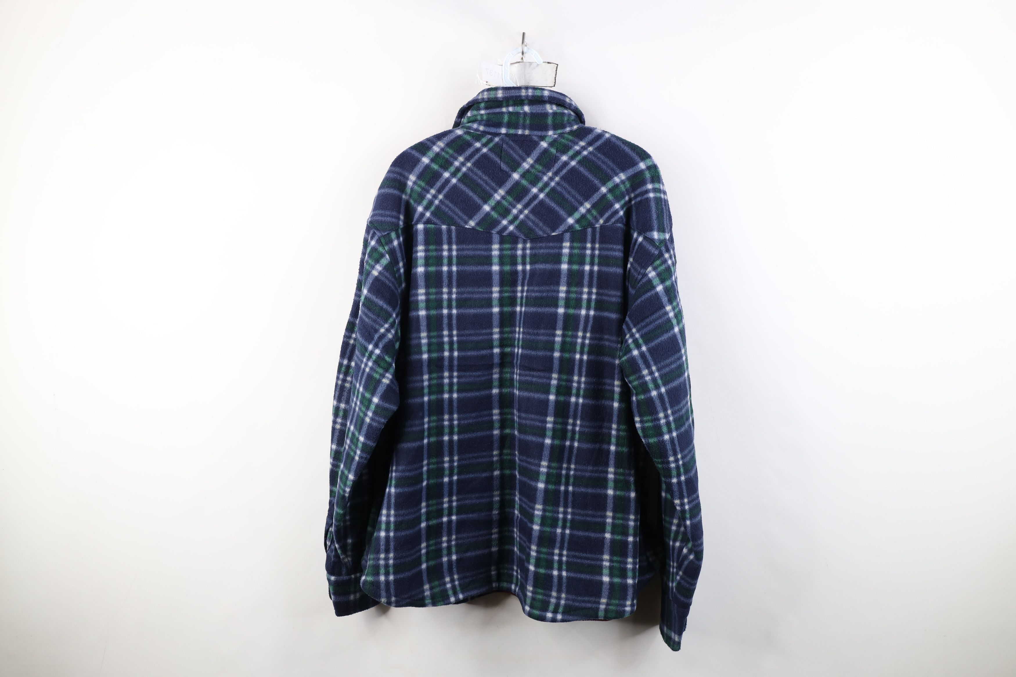 Vintage Vintage 90s Y2K Streetwear Button Shirt Jacket Jac Shirt Size US XL / EU 56 / 4 - 12 Thumbnail