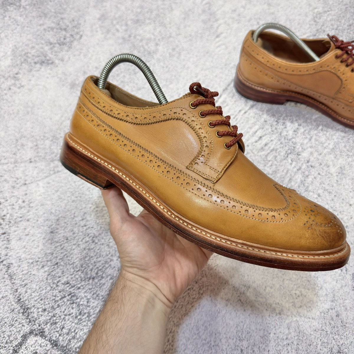 Other John White Tan Brown Welted Brogues US11.5 UK11 EU46 29.5cm Size US 11.5 / EU 44-45 - 5 Thumbnail