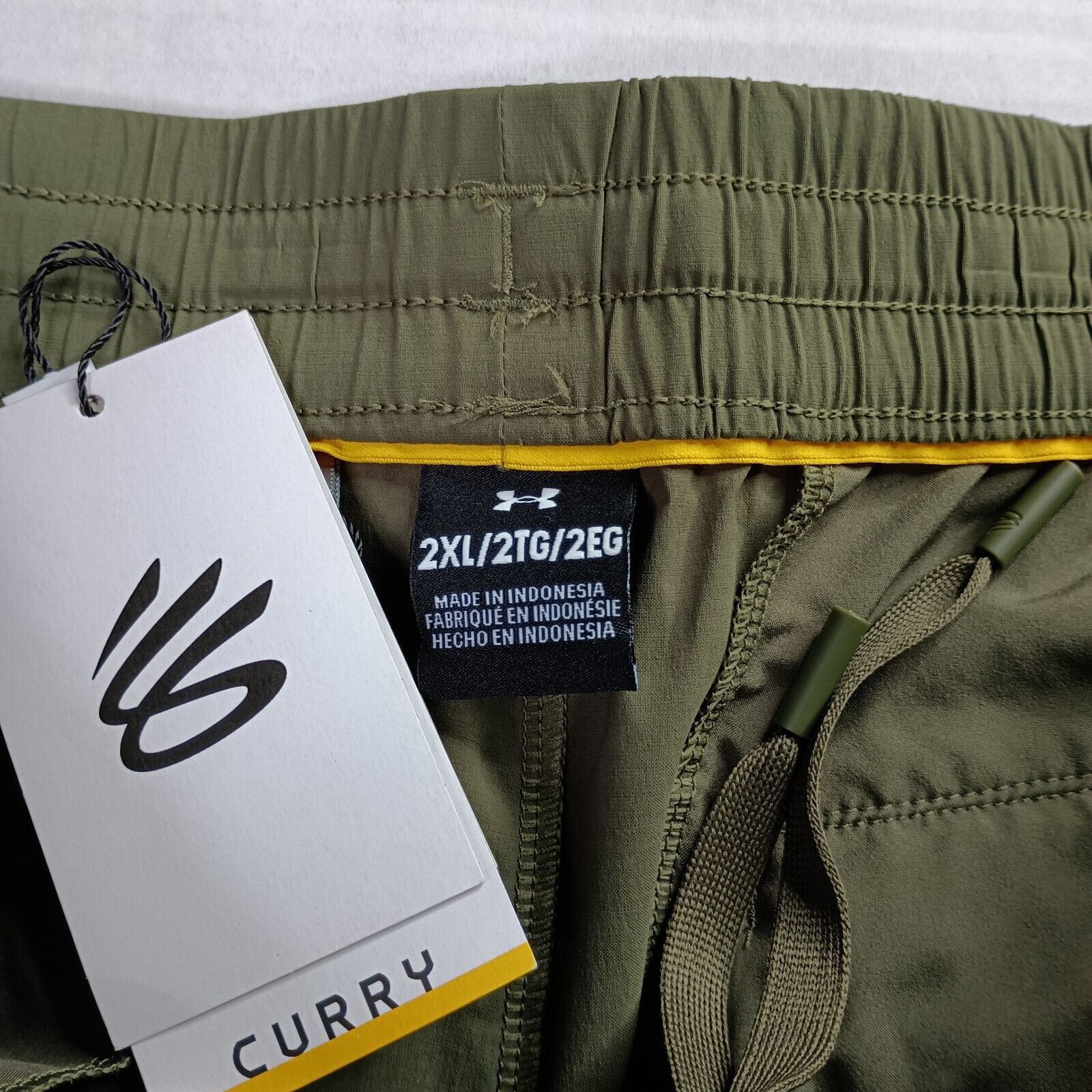 Under Armour Under Armour Steph Curry Short 7” Inseam Green Mens Size 2XL Size US 40 / EU 56 - 4 Thumbnail