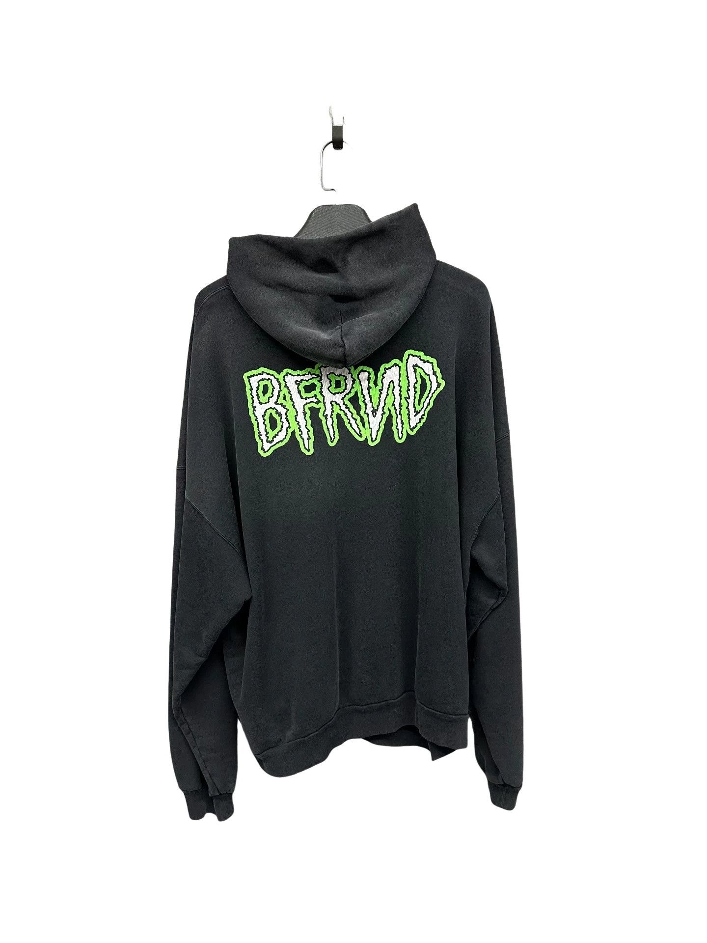 Balenciaga Balenciaga BFRND Slogan Hoodie Size 4 Size US XL / EU 56 / 4 - 1 Thumbnail