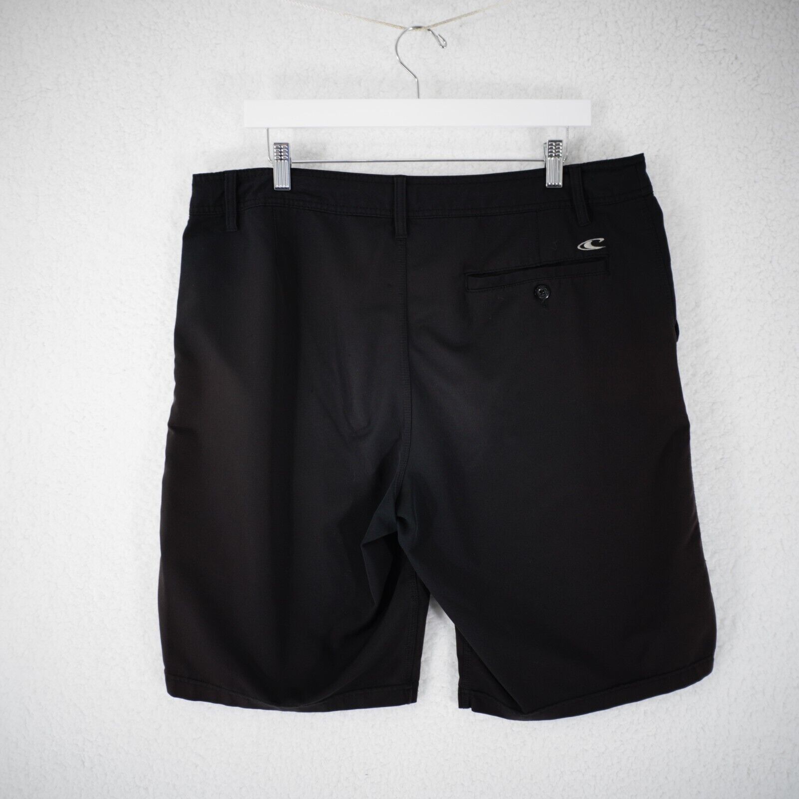 O'Neill DAMAGED Faded O'Neil Black High Rise Polyester Elastane Shor Size US 36 / EU 52 - 4 Thumbnail
