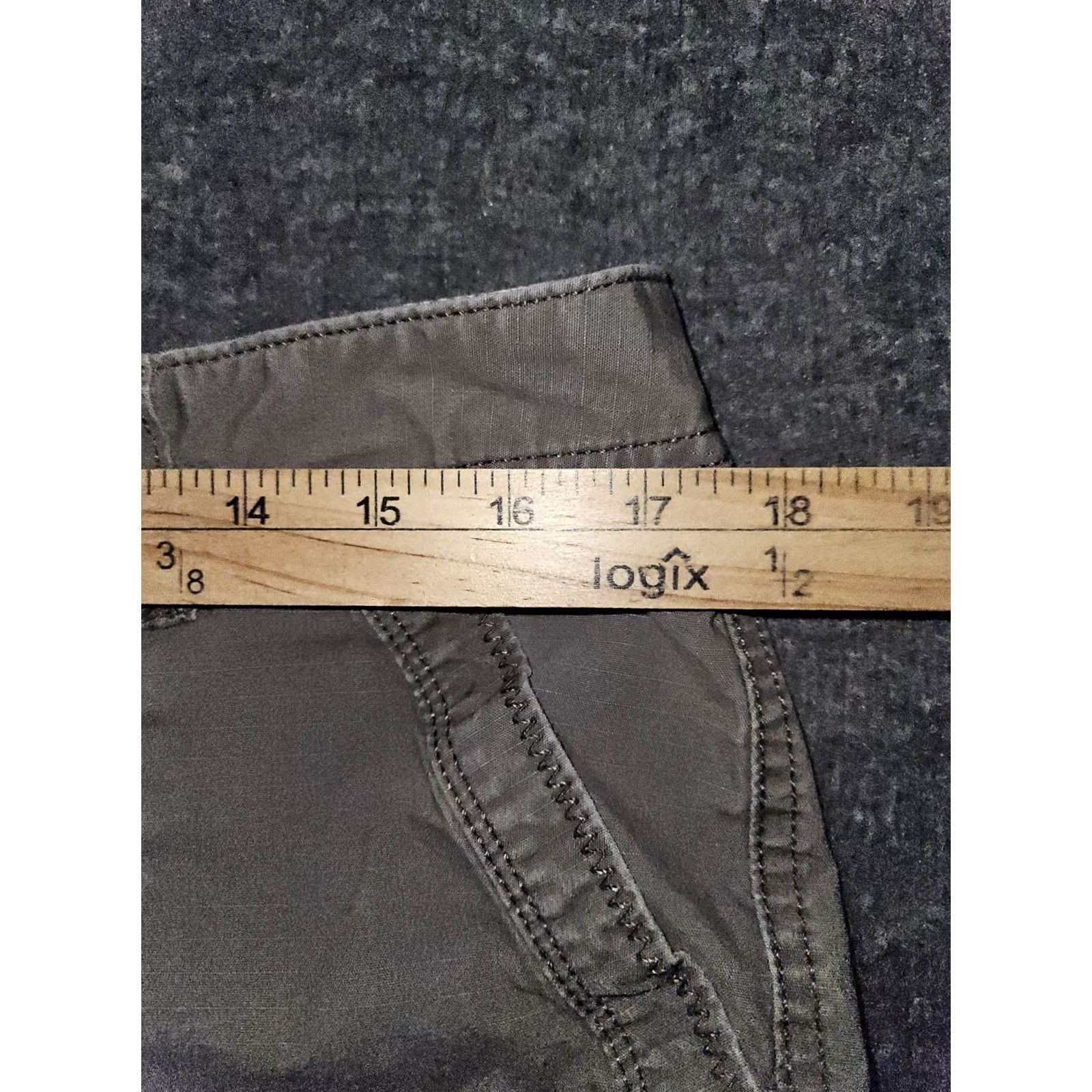 Eddie Bauer Eddie Bauer Capris Women's 10 Mid Rise Brown Ripstop Pockets Capris Outdoor Nature #1 Womens Size ONE SIZE - 3 Thumbnail