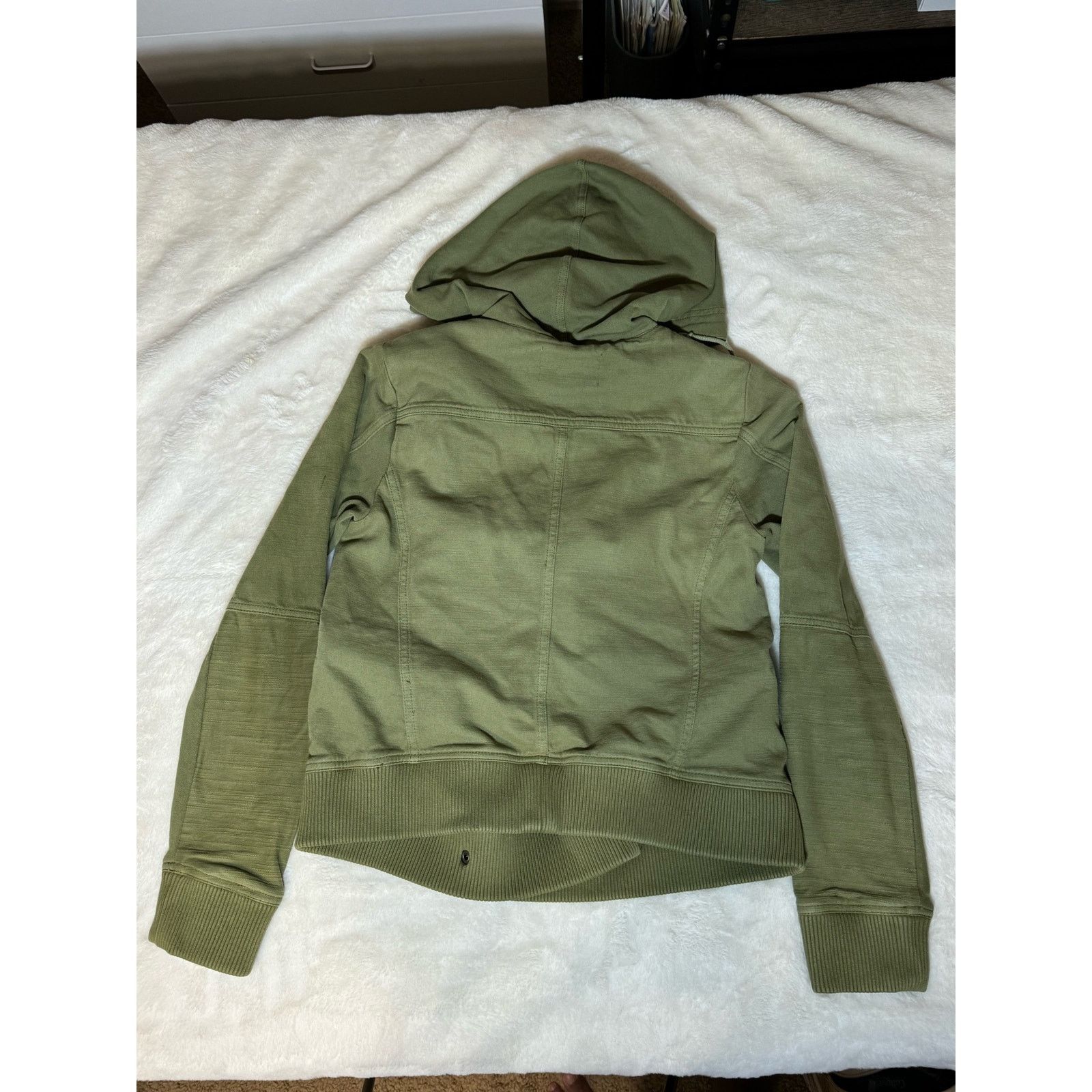 Free People Free People We The Free Green and Khaki Hoodie Jacket Small Size S / US 4 / IT 40 - 6 Thumbnail
