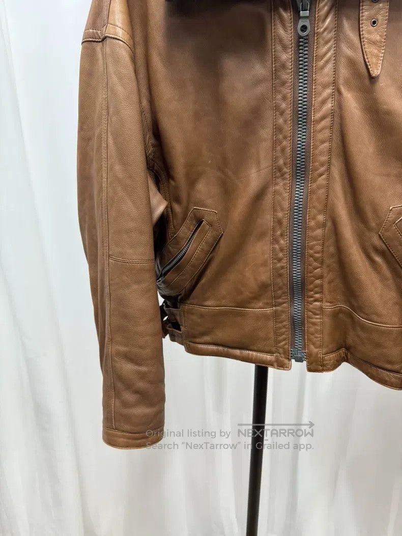 Issey Miyake Issey Miyake Leather jacket, brown Size US S / EU 44-46 / 1 - 3 Thumbnail