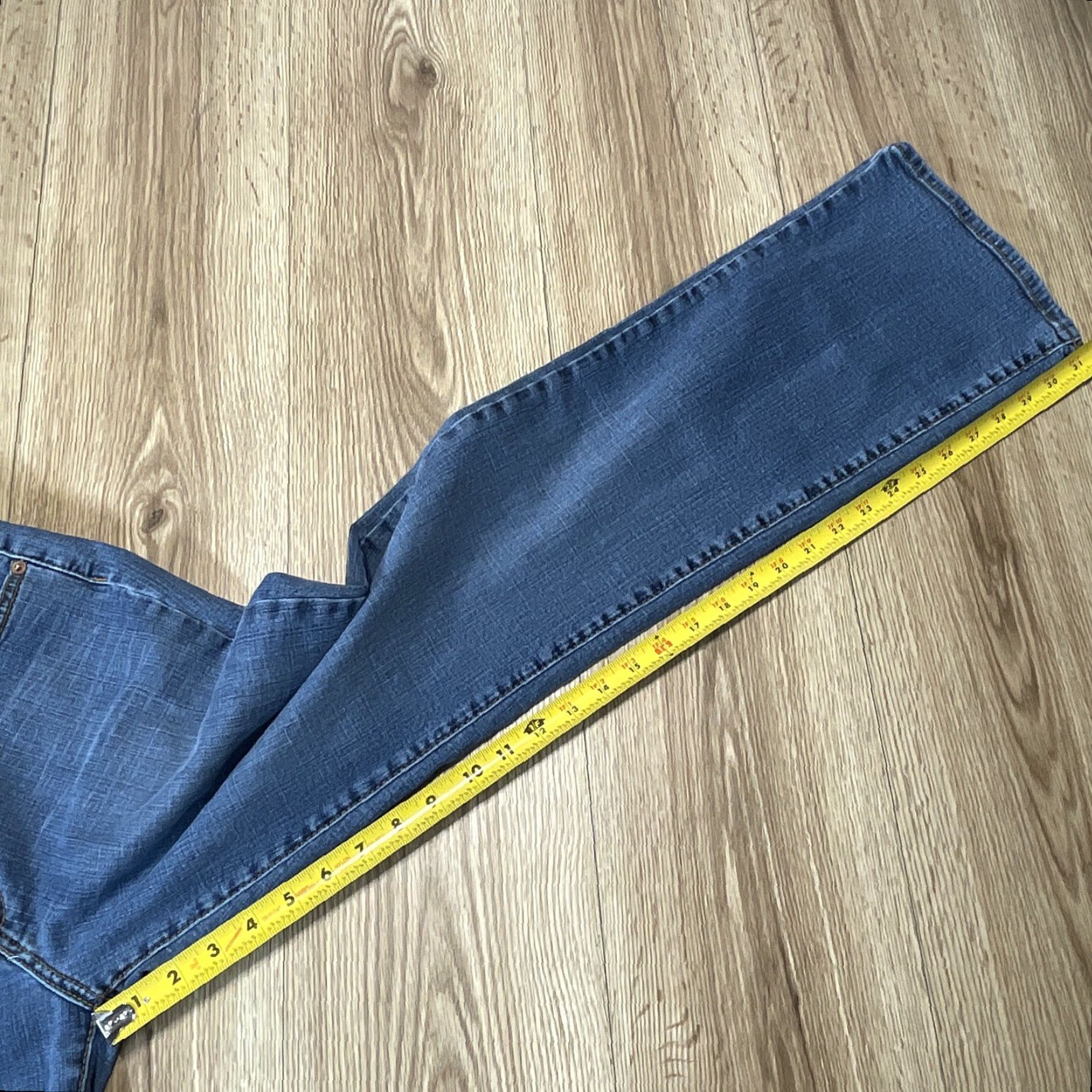 Vintage US Polo Assn. Women's Bootcut Jeans Embroidered Pocket Blue Size 12 Size 34" / US 12 / IT 48 - 6 Thumbnail