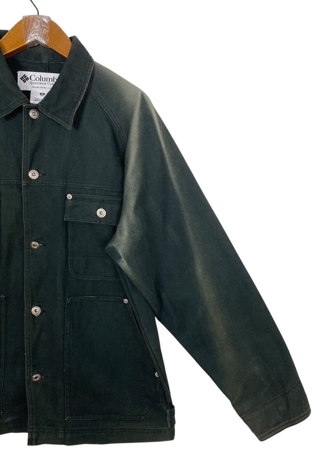 Columbia Rare‼️ Vintage Sunfaded Columbia Sportwear Chore Jacket Size US M / EU 48-50 / 2 - 10 Thumbnail