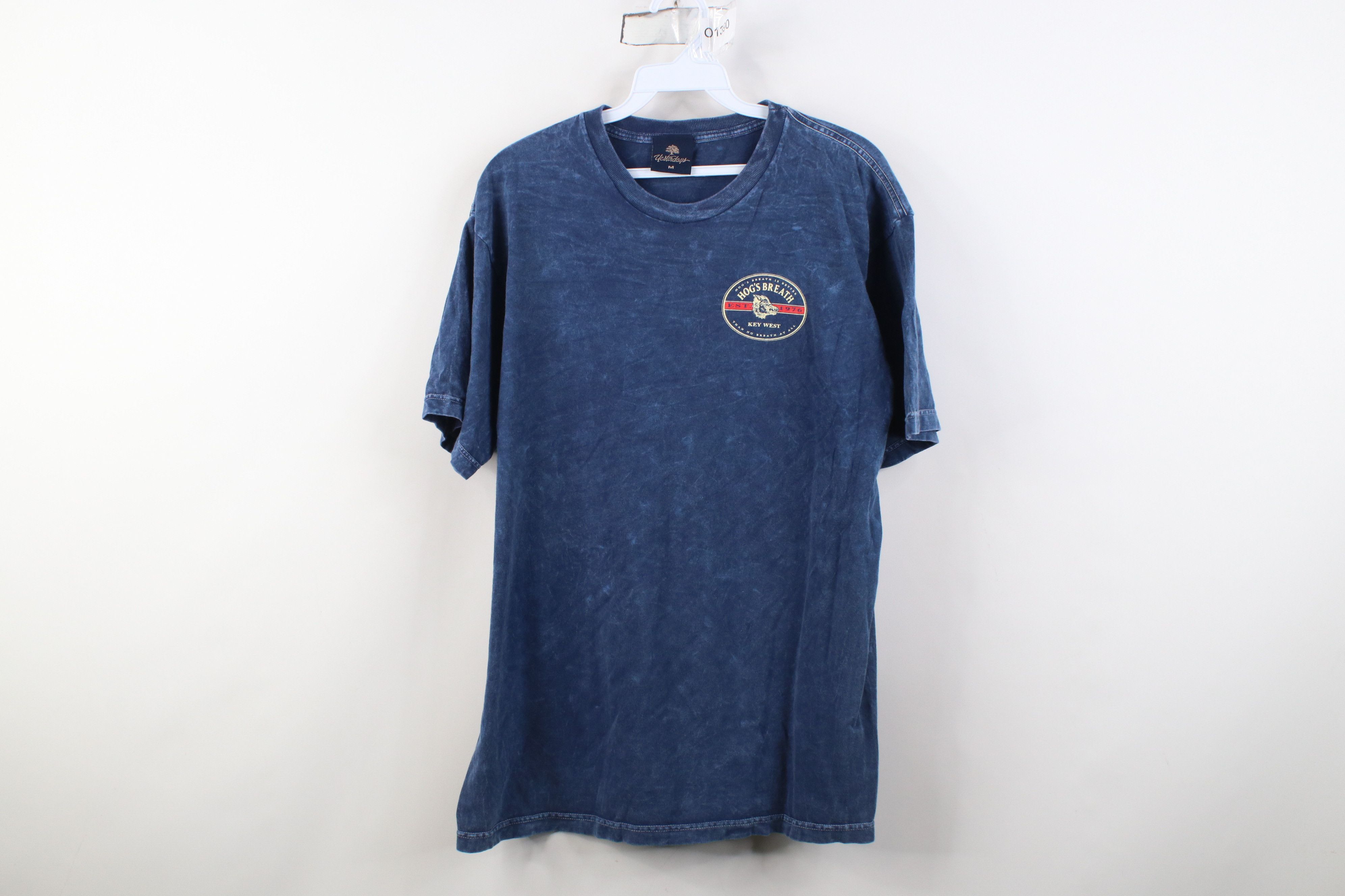 Vintage Vintage Acid Hogs Breath Saloon Key West T-Shirt USA Blue Size US M / EU 48-50 / 2 - 1 Thumbnail