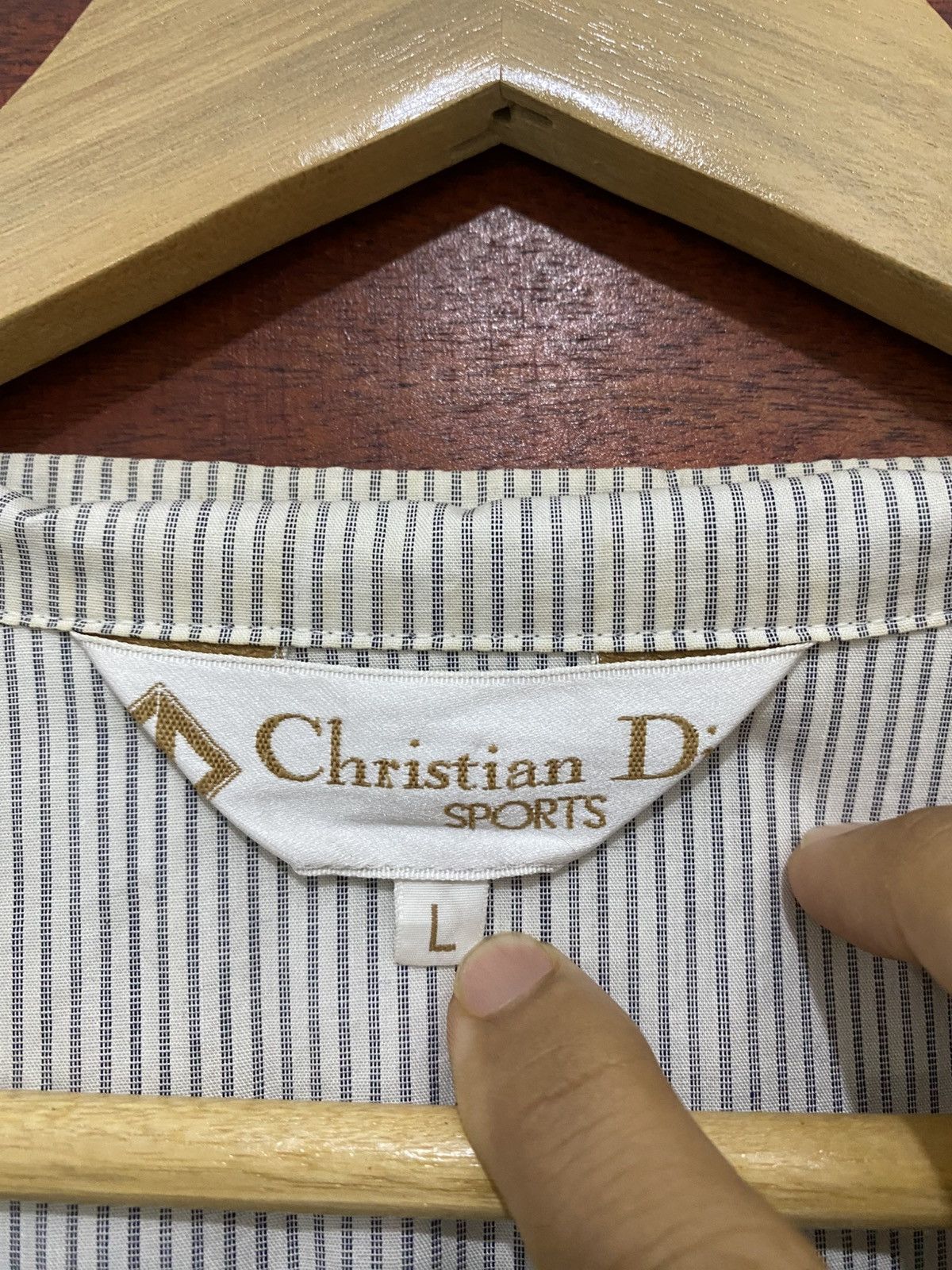 Christian Dior Monsieur Vtg 90s Christian Dior Sport hickory Jacket Bomber Style Size US L / EU 52-54 / 3 - 13 Thumbnail