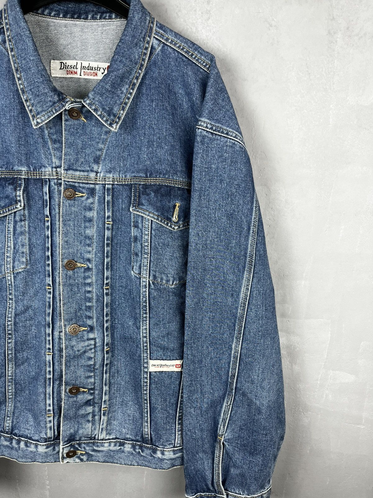 Diesel × Vintage Diesel denim jacket vintage 90s hype Size US L / EU 52-54 / 3 - 4 Thumbnail