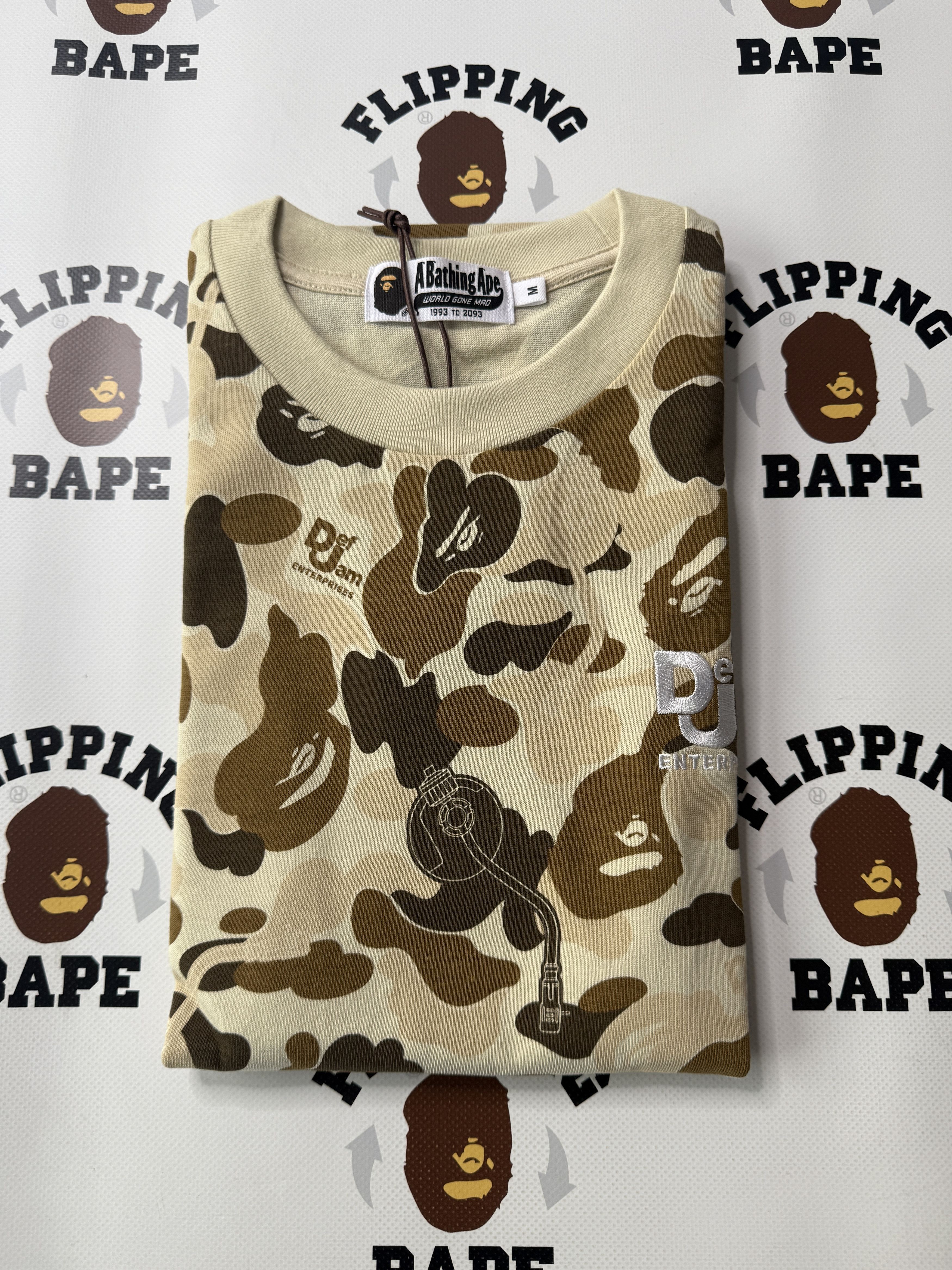 Bape BAPE X DEF JAM CAMO RELAXED FIT TEE Size US M / EU 48-50 / 2 - 9 Thumbnail