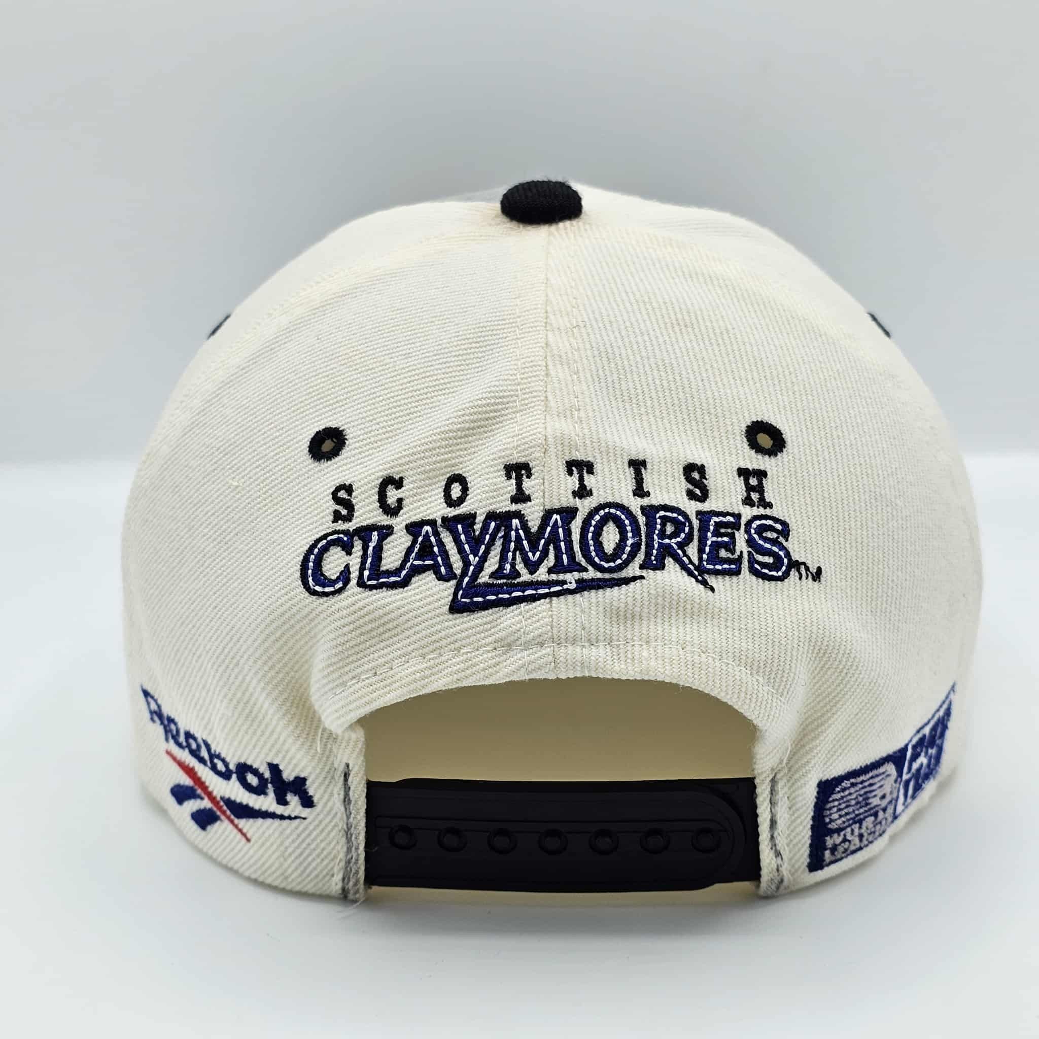 Scottish Claymores Vintage 90s World League Snapback Hat