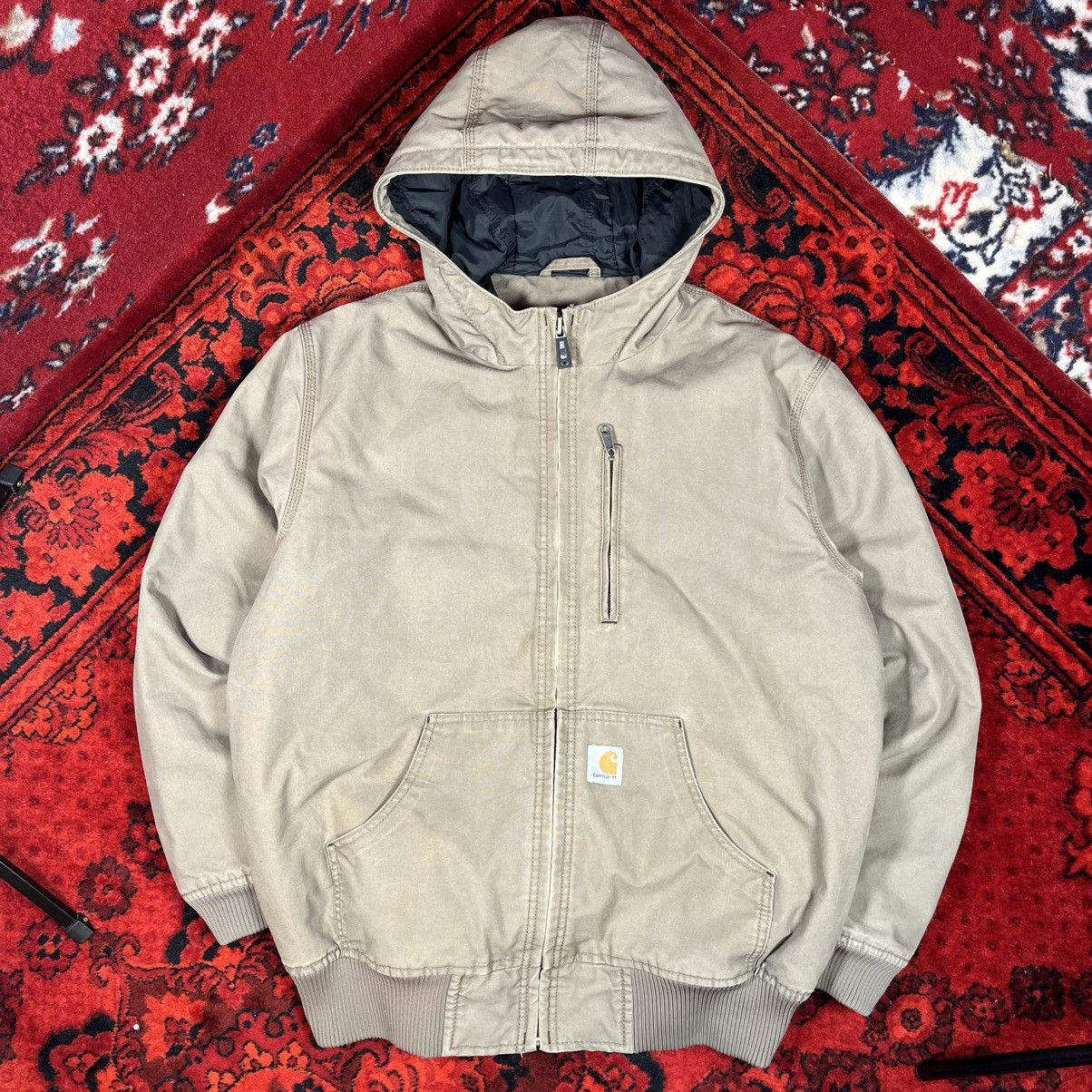 Carhartt Vintage Carhartt Hooded Quick Duck Jacket Thinsulate Size US L / EU 52-54 / 3 - 2 Thumbnail