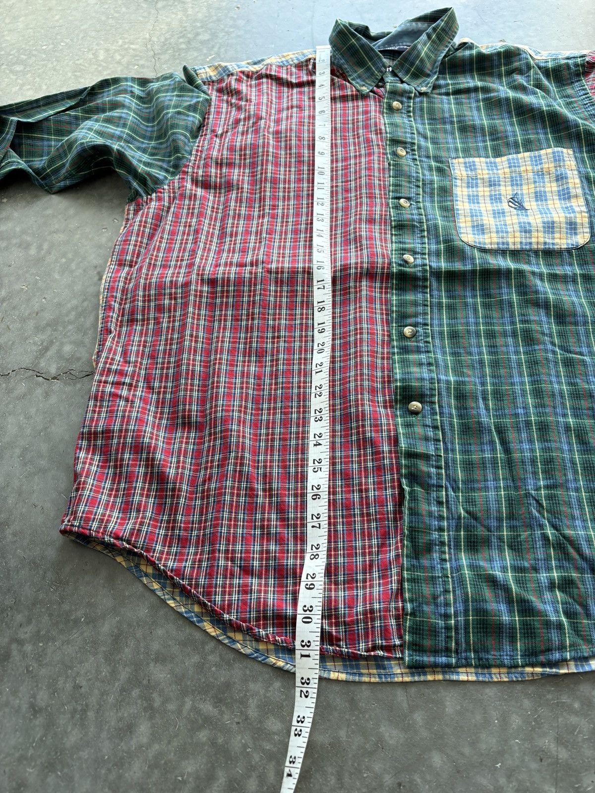 Nautica Vintage 90s Nautica Patchwork Button Up Shirt Size US XL / EU 56 / 4 - 7 Thumbnail