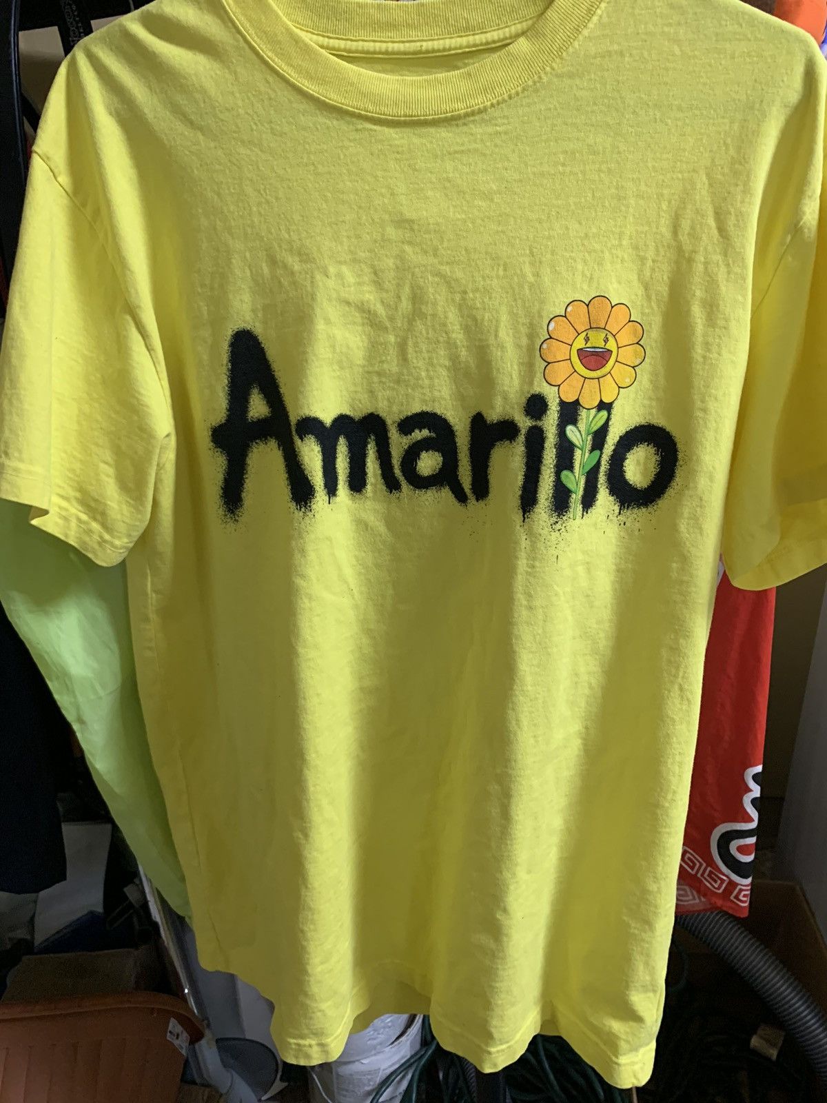 J Balvin × Takashi Murakami Takashi Murakami X J Balvin Amarillo Tee Size Large Size US L / EU 52-54 / 3 - 1 Thumbnail