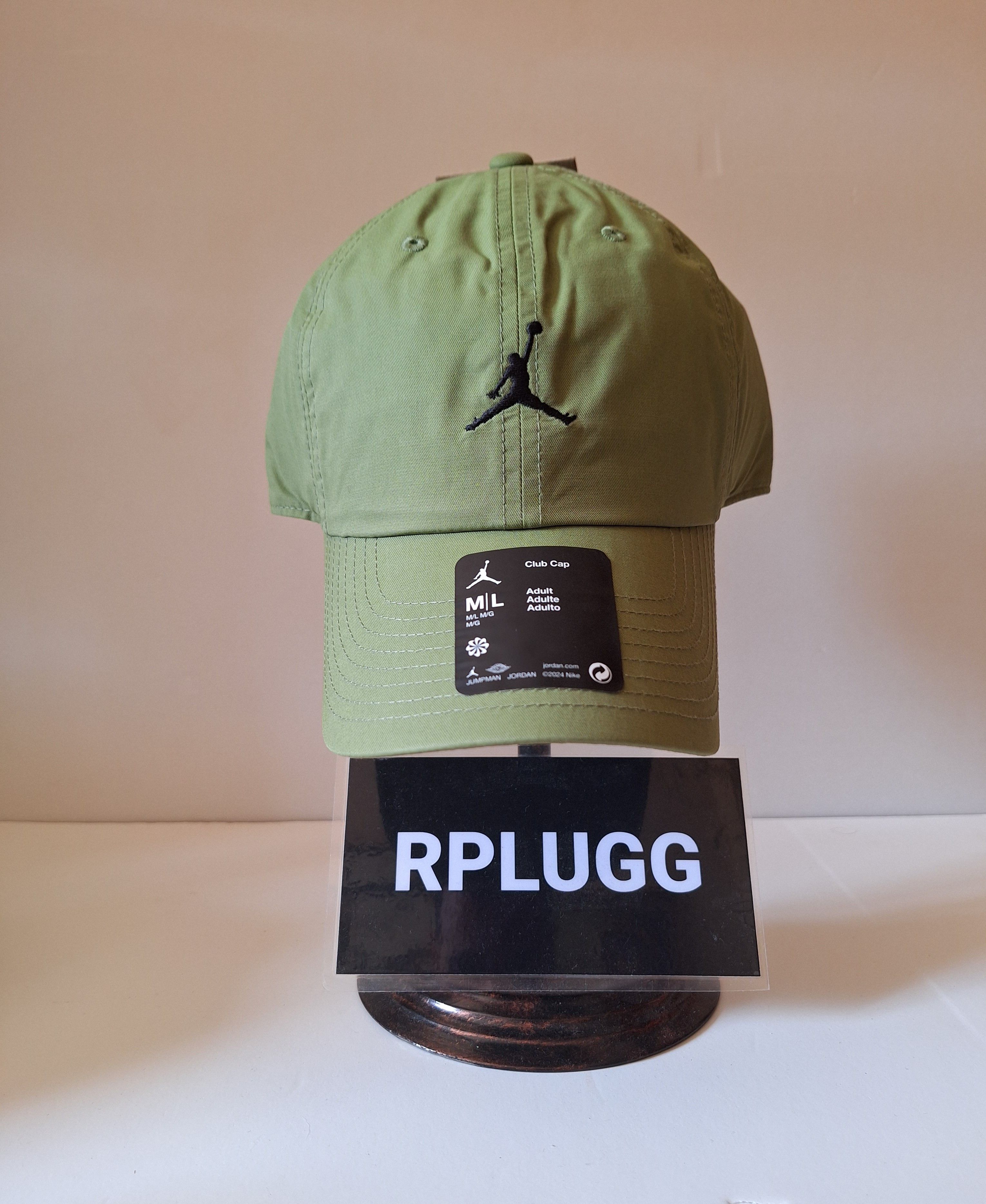 Jordan Brand JORDAN M/L CAP HAT FD5185-340 GREEN Size ONE SIZE - 1 Thumbnail