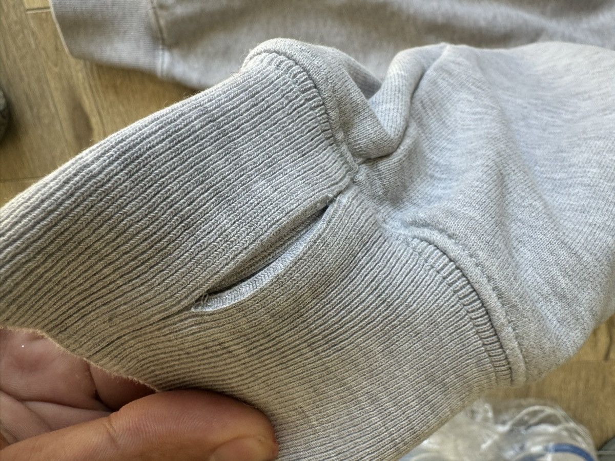 Palace Palace Grey Crewneck with Orange Logo (Size M) Size US M / EU 48-50 / 2 - 4 Thumbnail