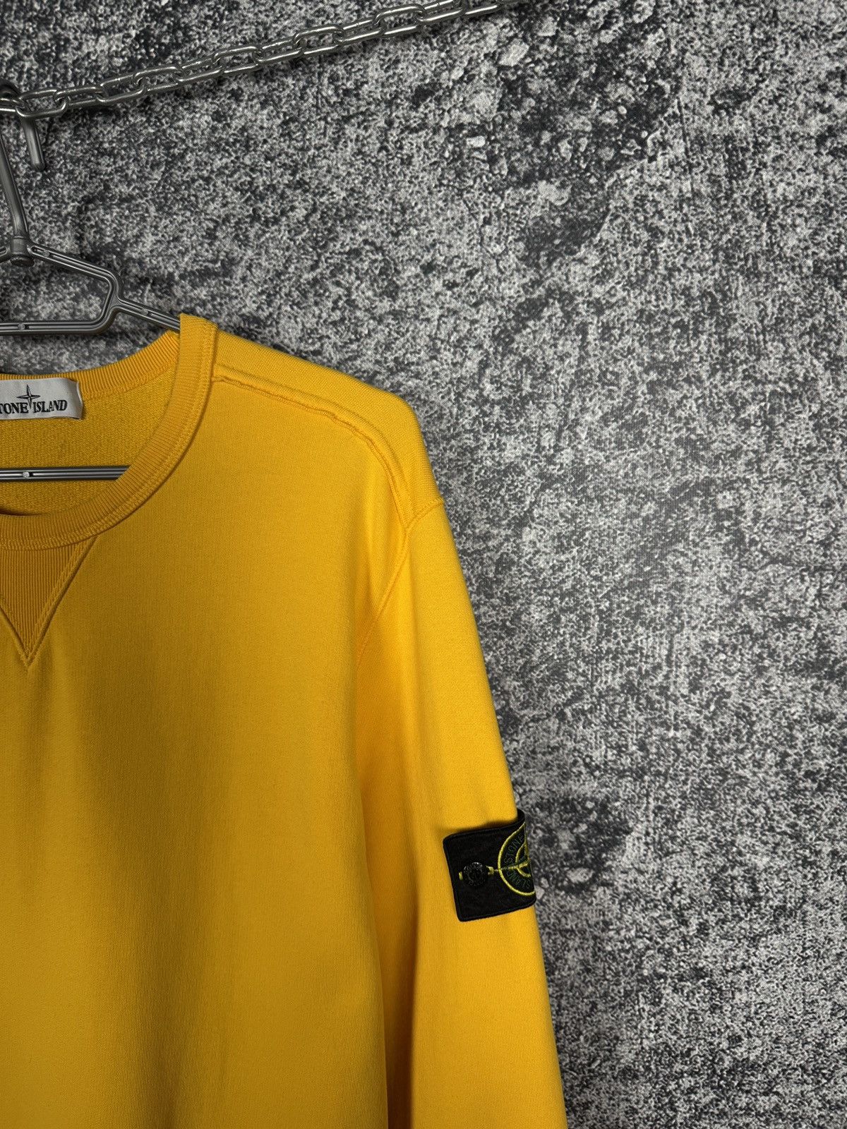 Stone Island Men’s Stone Island Crewneck Yellow Sweatshirt Casual Size XL Size US XL / EU 56 / 4 - 2 Thumbnail