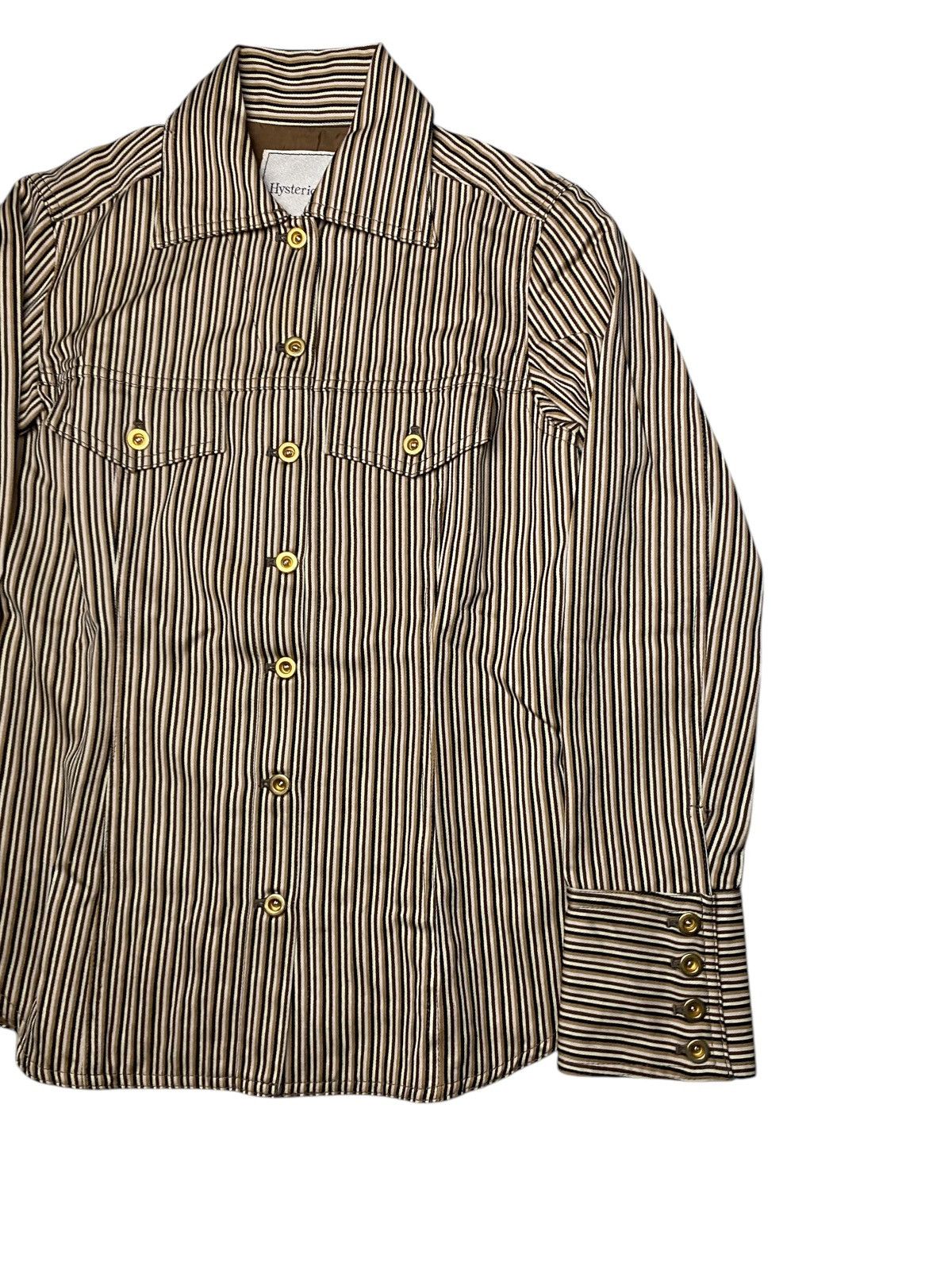 Hysteric Glamour 1990's Hysteric Glamour Tuxedo Gold Button Shirts Size US S / EU 44-46 / 1 - 4 Thumbnail