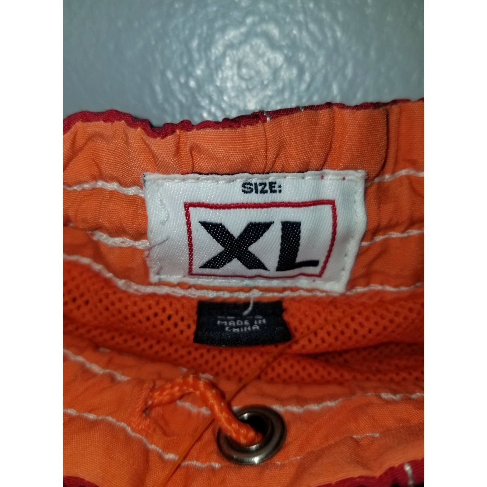 Tommy Hilfiger Tommy Hilfiger Board Shorts XL Red Swim Trunk Retro 00s Flag Logo Classic Size US 36 / EU 52 - 3 Thumbnail