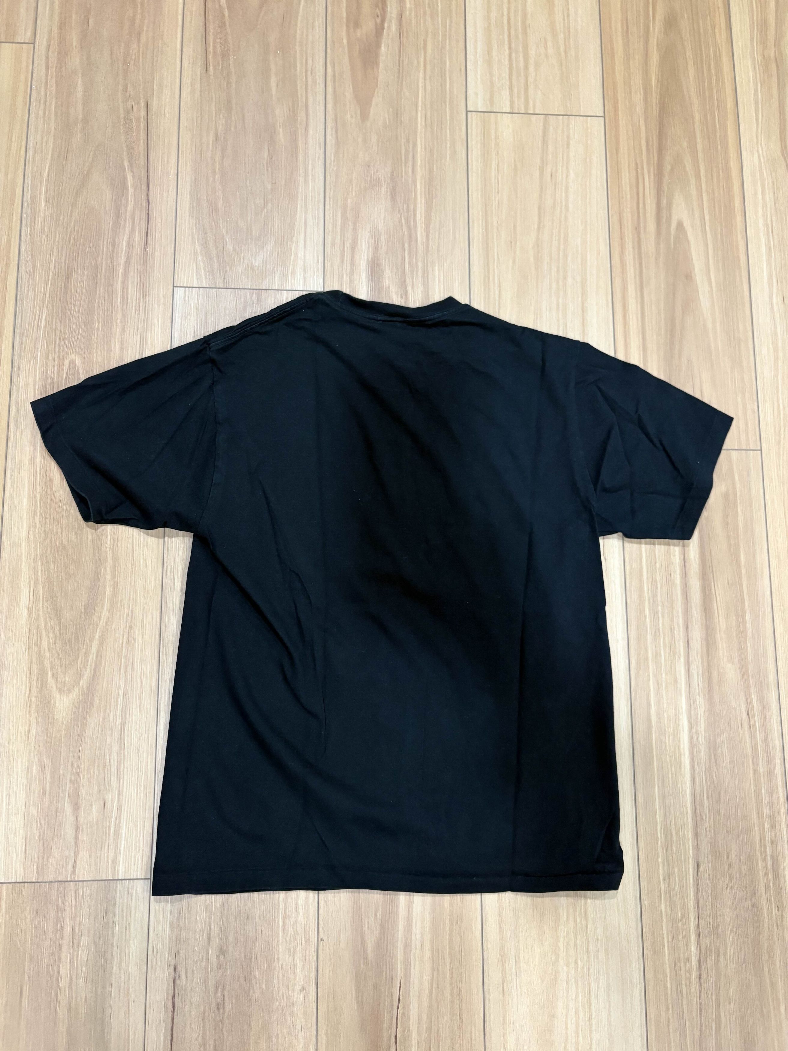 Bape A Bathing Ape Bape T-Shirt Neon Green Logo Patch Black Size US L / EU 52-54 / 3 - 3 Thumbnail