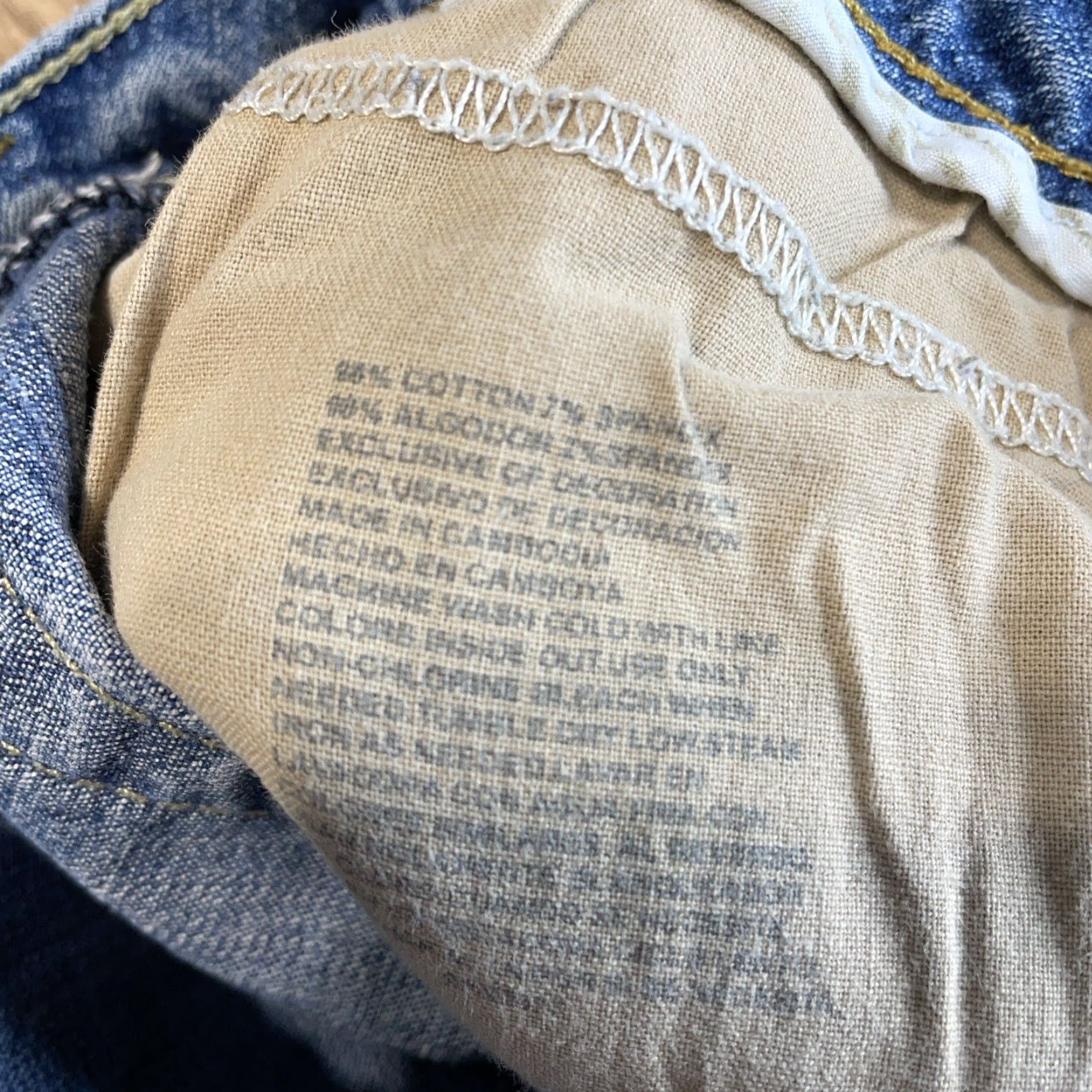 Vintage VINTAGE St. John's Bay Women's Jeans Size 8 Medium Wash Blue Straight Leg Stretch Denim Pants Adult Size 30" / US 8 / IT 44 - 3 Thumbnail