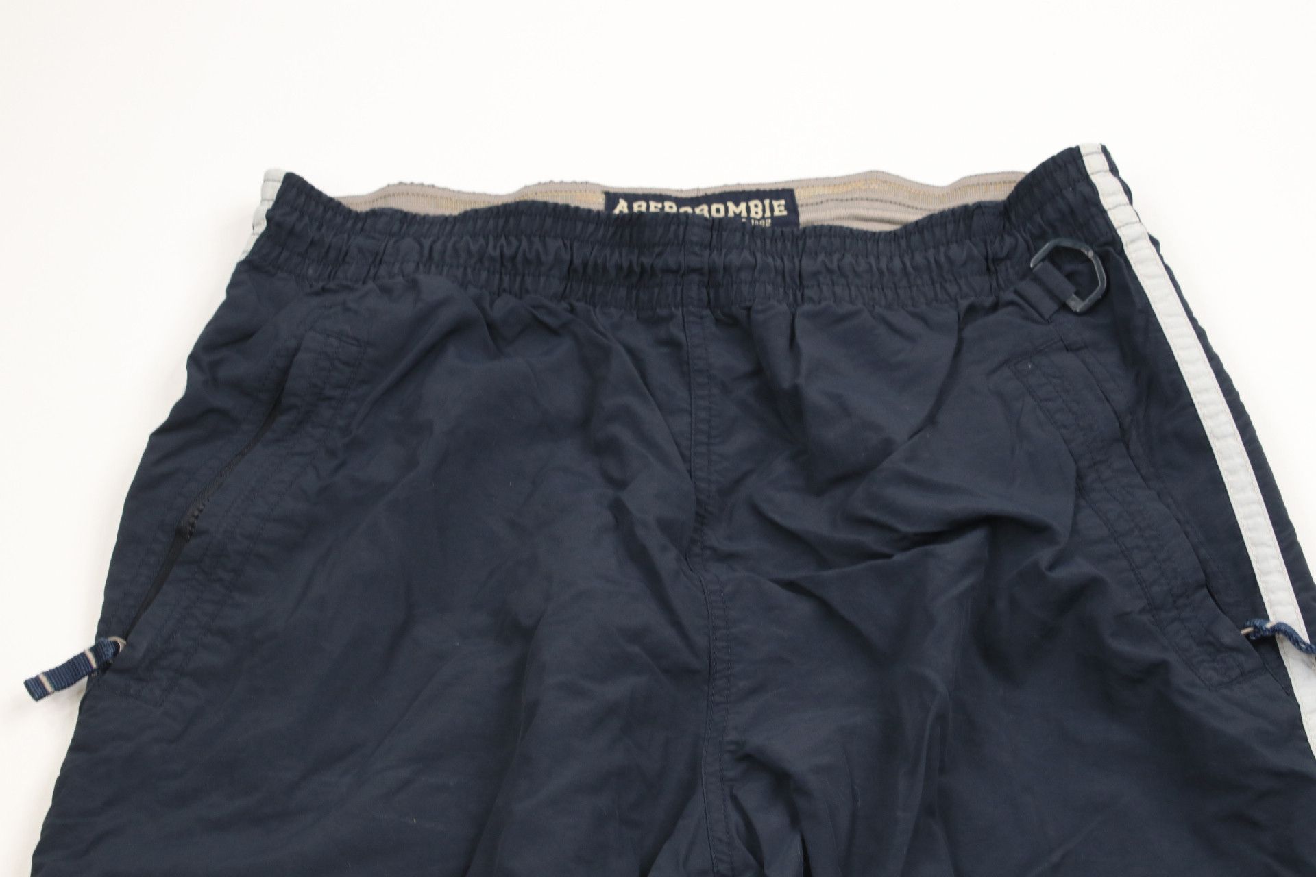 Abercrombie & Fitch × Vintage Vintage Abercrombie & Fitch Striped Wide Leg Pants Blue Size US 34 / EU 50 - 2 Thumbnail