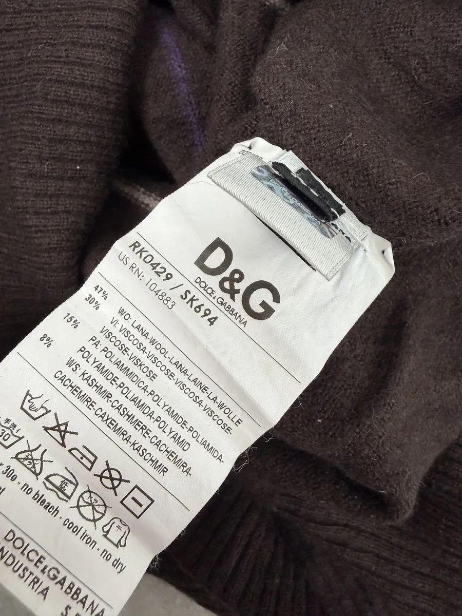 Dolce & Gabbana 2000s Dolce & Gabbana Purple Striped Sweater Size US S / EU 44-46 / 1 - 8 Thumbnail