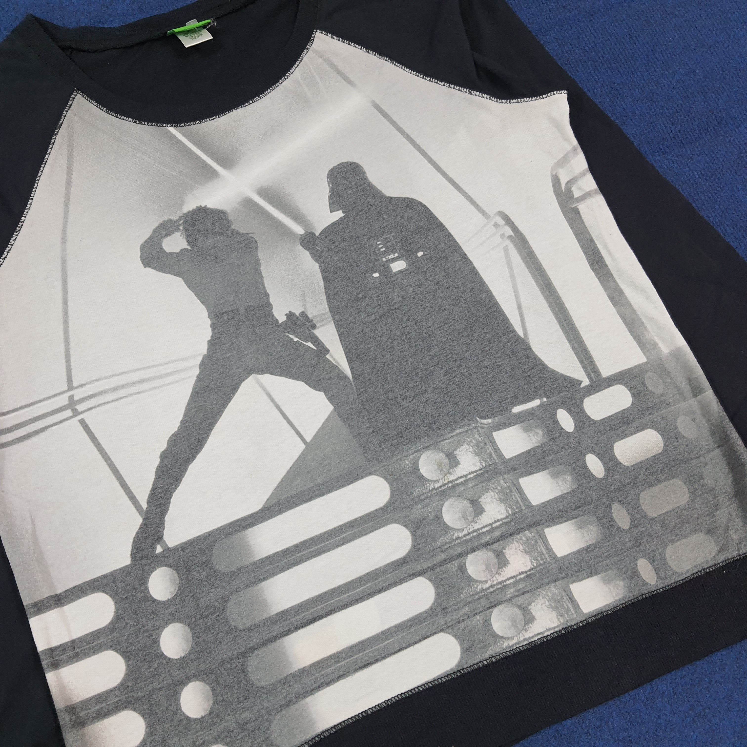 Star Wars Vintage Star Wars Movie Graphic Raglan Sweatshirt C296N1 Size US M / EU 48-50 / 2 - 2 Thumbnail