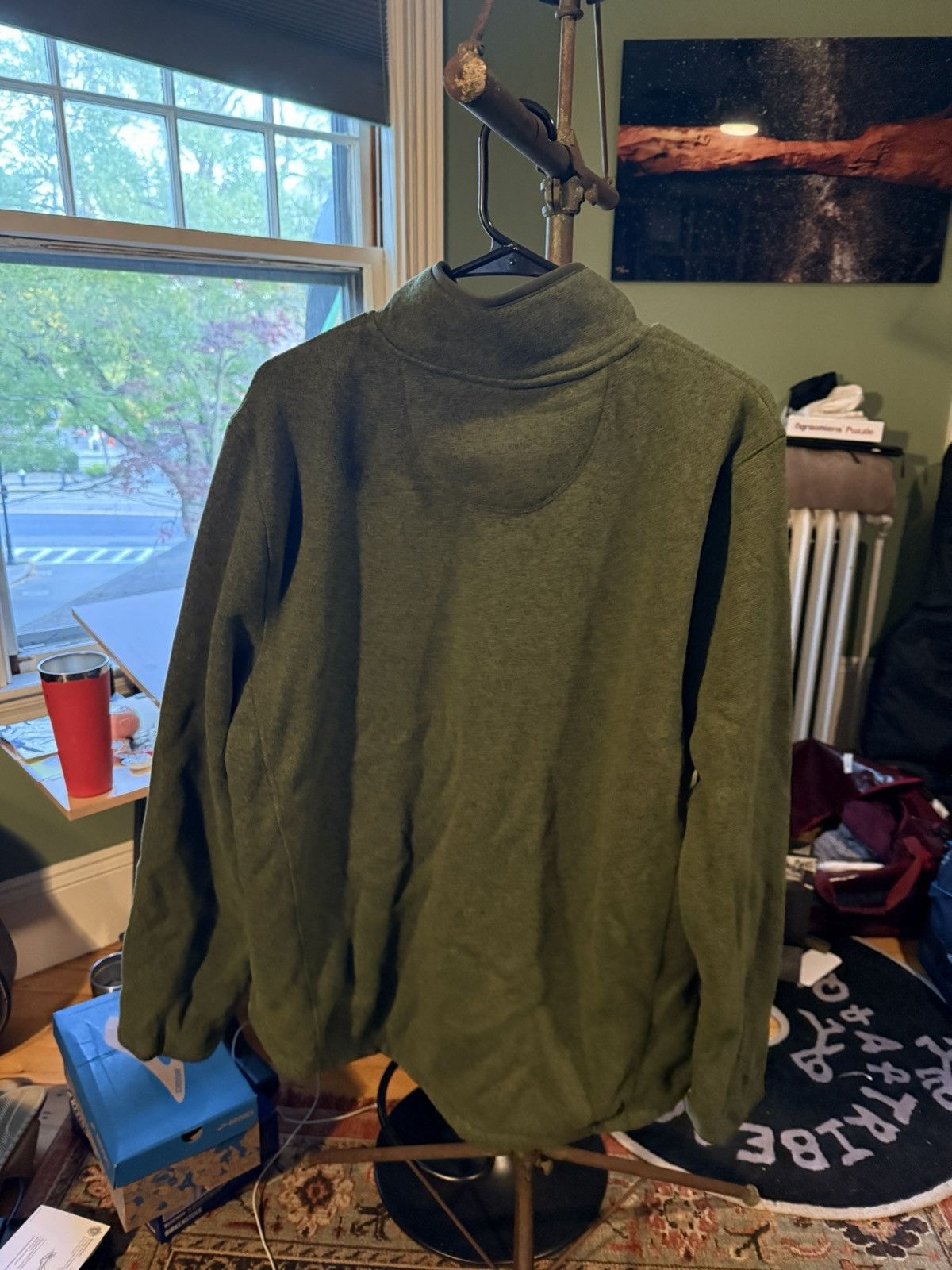 L.L. Bean Forest Green L.L. Bean Fleece Size US L / EU 52-54 / 3 - 2 Thumbnail