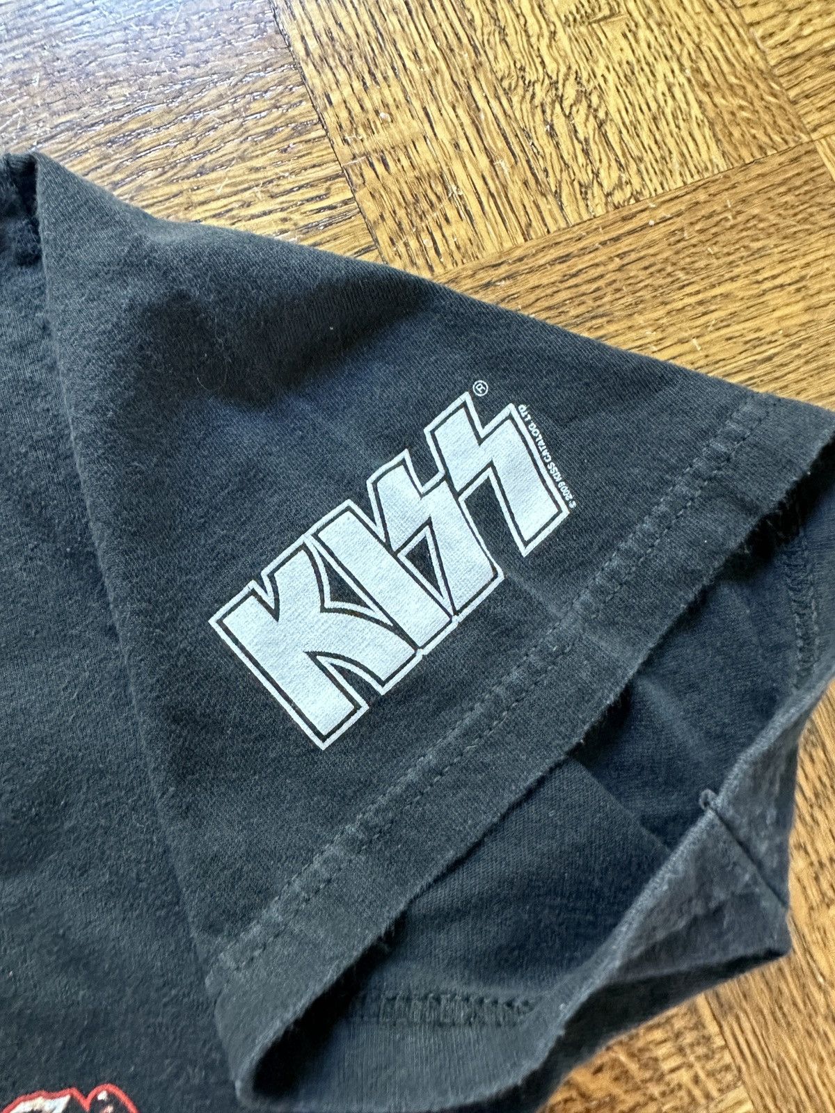 Vintage Vintage Y2K Gene Simmons Kiss Graphic Band Tee Size US L / EU 52-54 / 3 - 4 Thumbnail