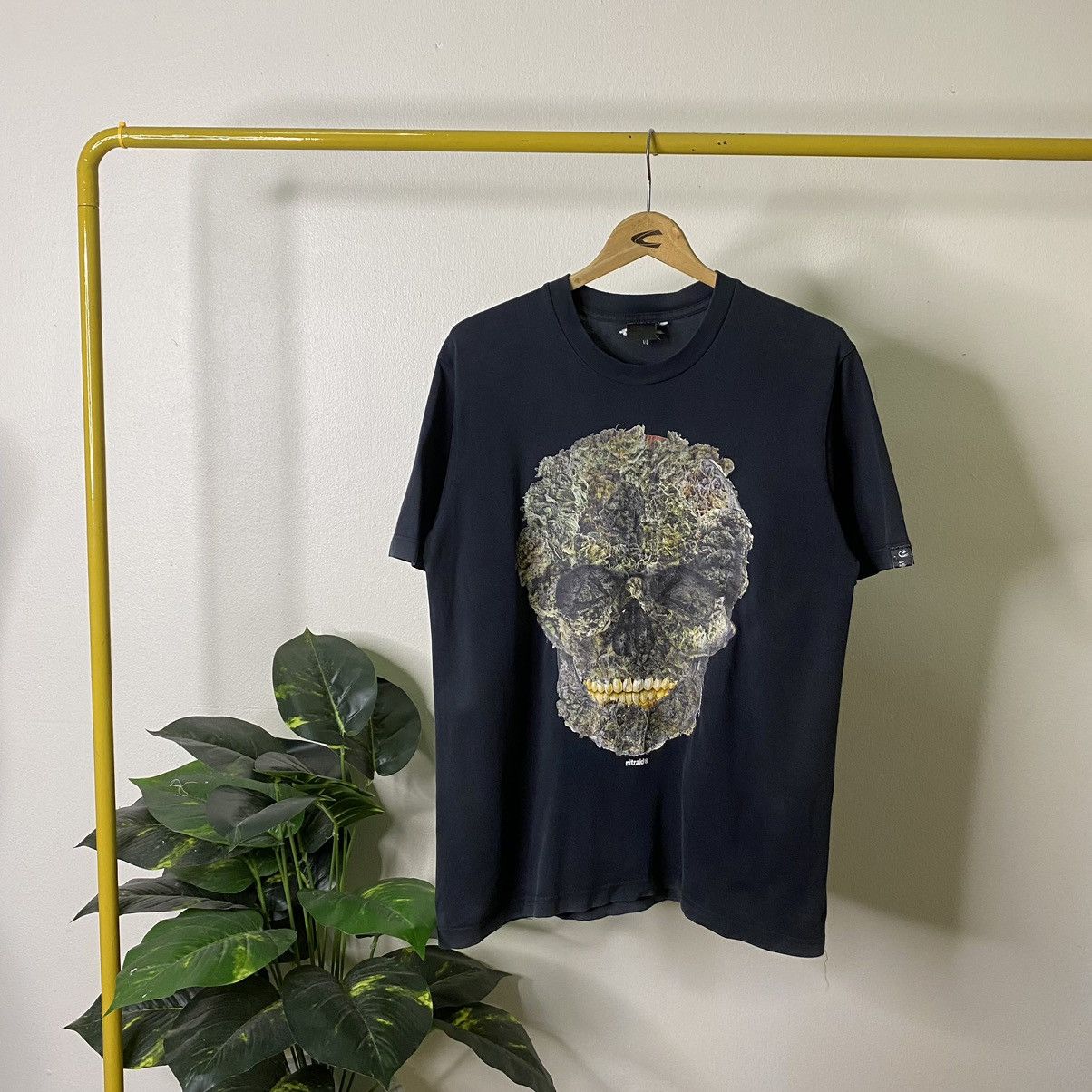 Japanese Brand × Nitraid Vintage Nitraid Japanese Streetwear Skull Faded Black Tee Size US L / EU 52-54 / 3 - 1 Thumbnail