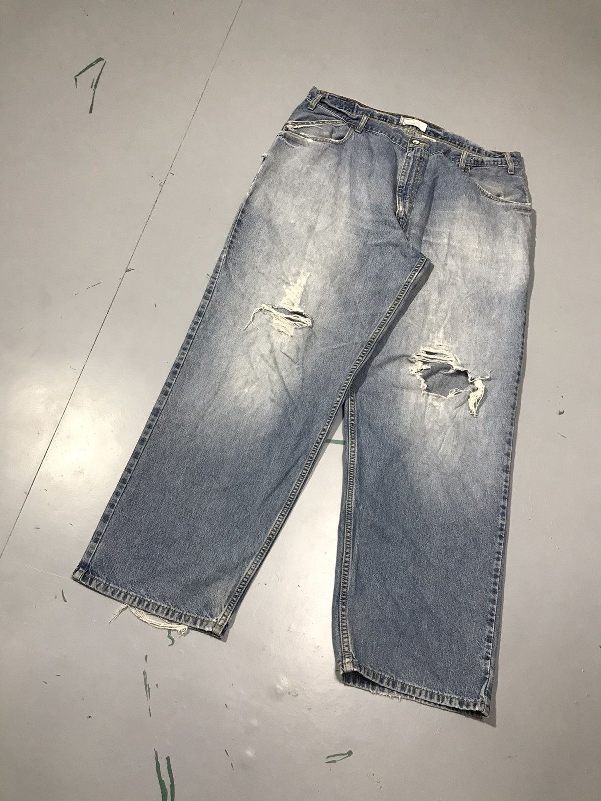 Levi's Vintage Levi’s silver tab baggy denim Size US 38 / EU 54 - 3 Thumbnail