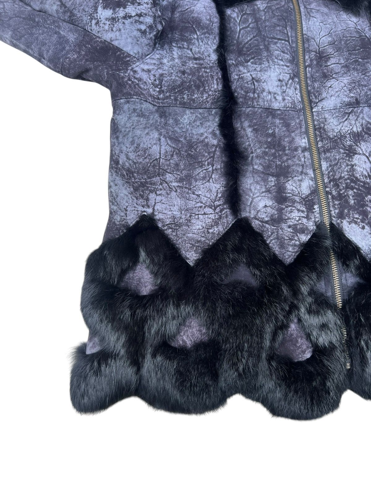 If Six Was Nine Unknown Japan Brand Patchwork Rabbit Leather Fur Jacket Size US S / EU 44-46 / 1 - 8 Thumbnail