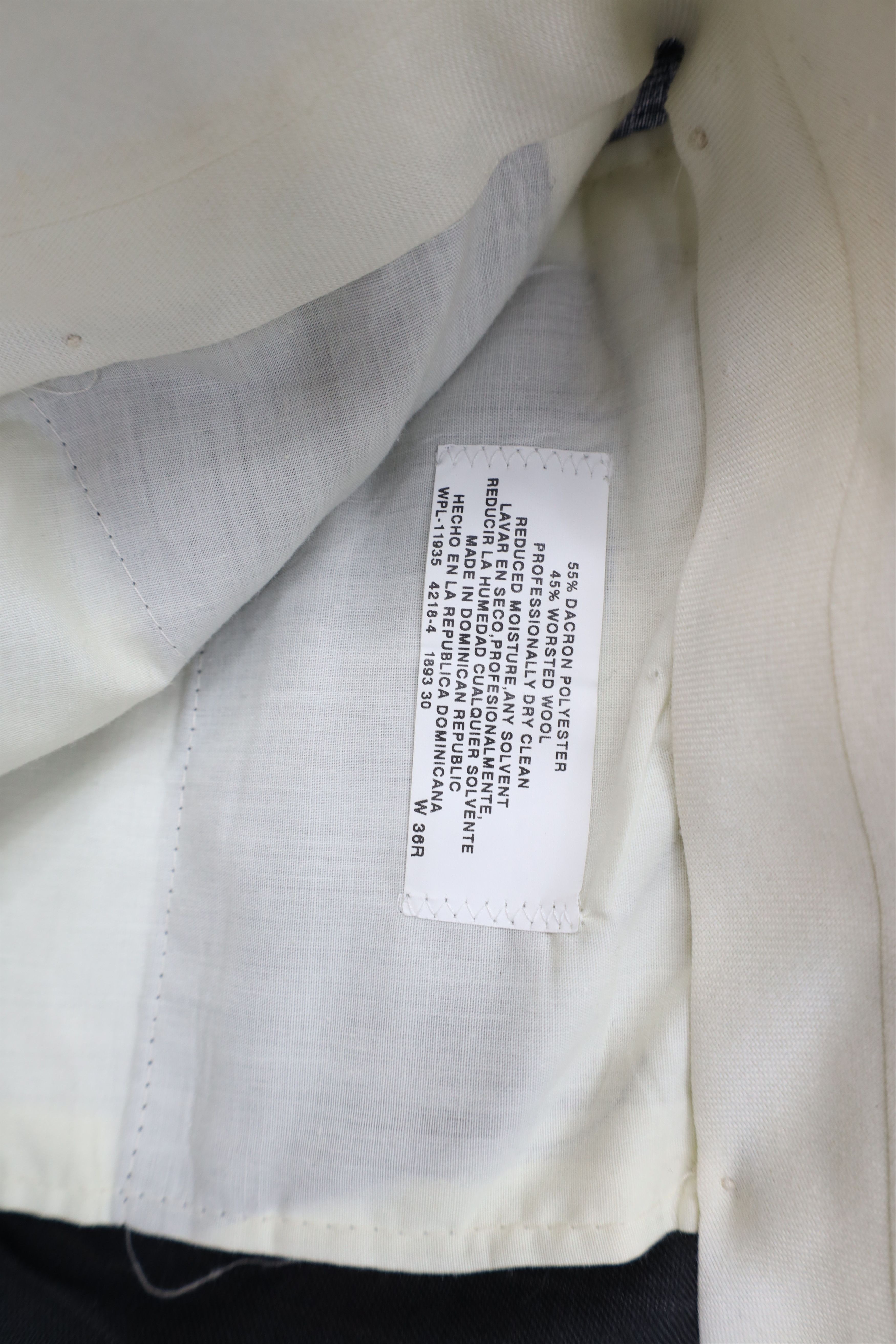 Vintage Vintage 90s Streetwear Worsted Wool Wide Leg Chino Pants Size US 36 / EU 52 - 6 Thumbnail