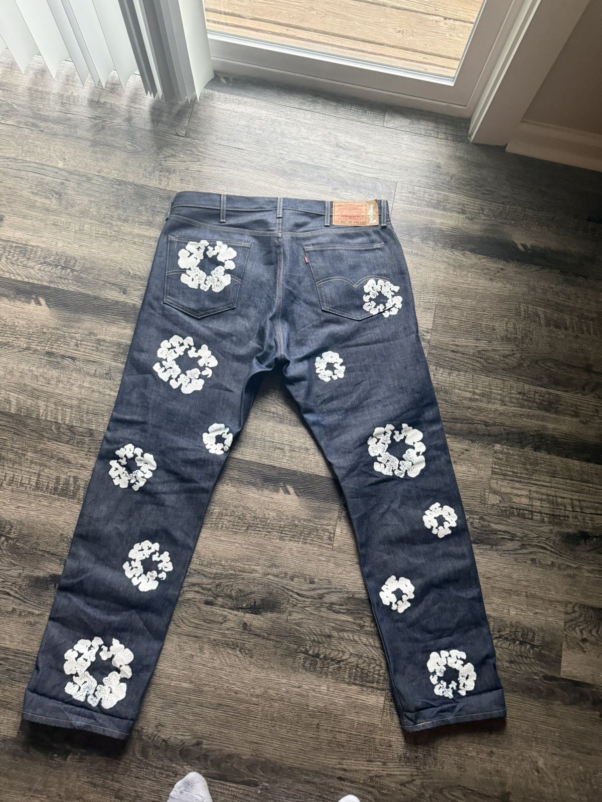 DENIM TEARS DENIM TEARS JEANS SIZE 40 INDIGO Size US 40 / EU 56 - 5 Thumbnail