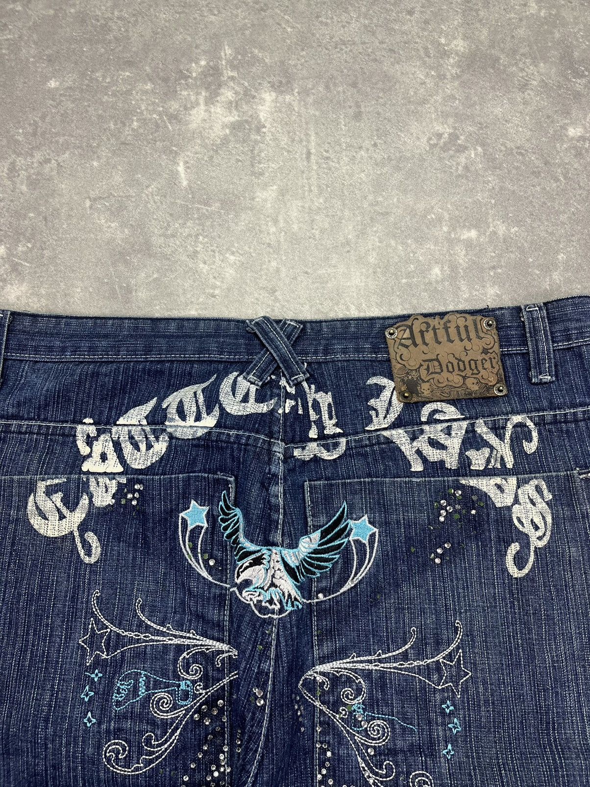 Artful Dodger Artful Dodger Paint Splattered Big Pockets Baggy Jorts Short Size US 36 / EU 52 - 12 Thumbnail