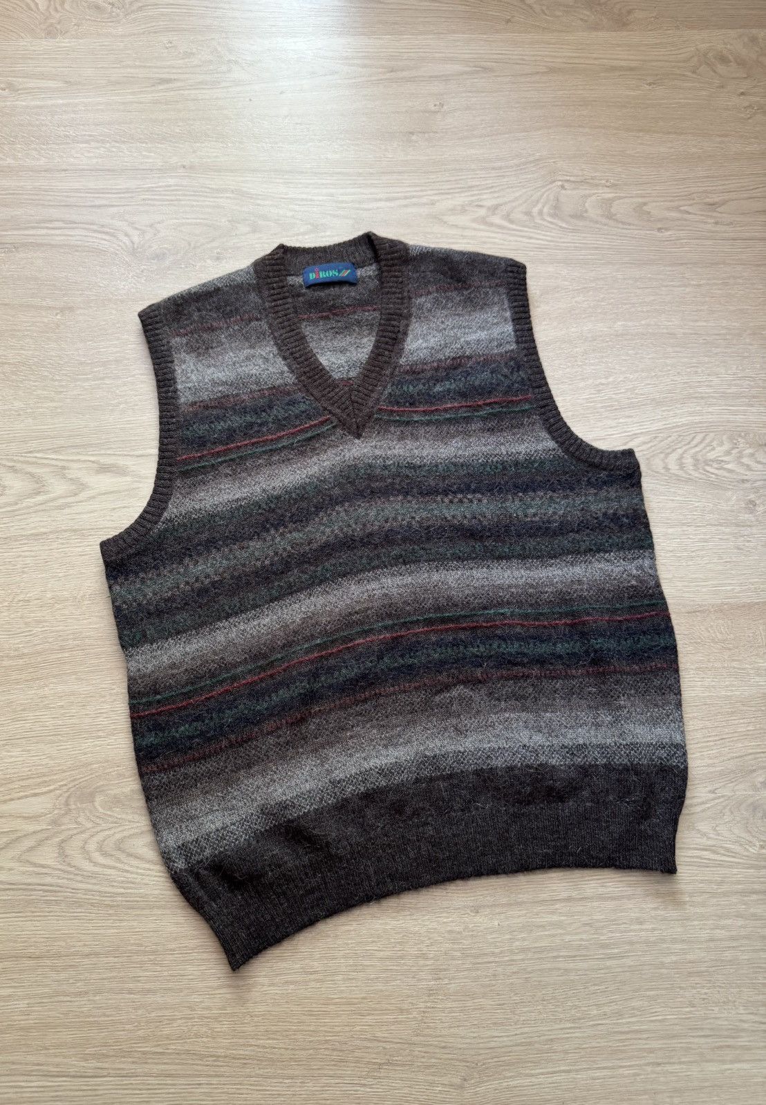 Vintage Vintage 90’s Missoni Style Wool Brown Vest Size US L / EU 52-54 / 3 - 1 Thumbnail