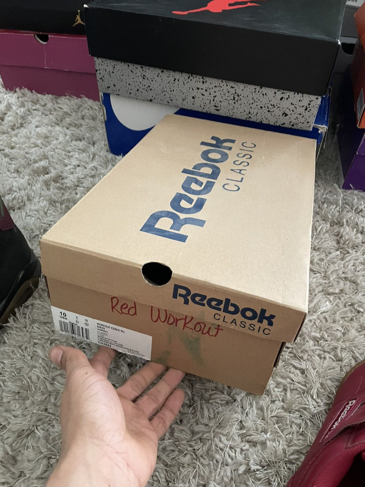 Reebok Reebok Workout Sneakers Red Size US 10 / EU 43 - 10 Thumbnail