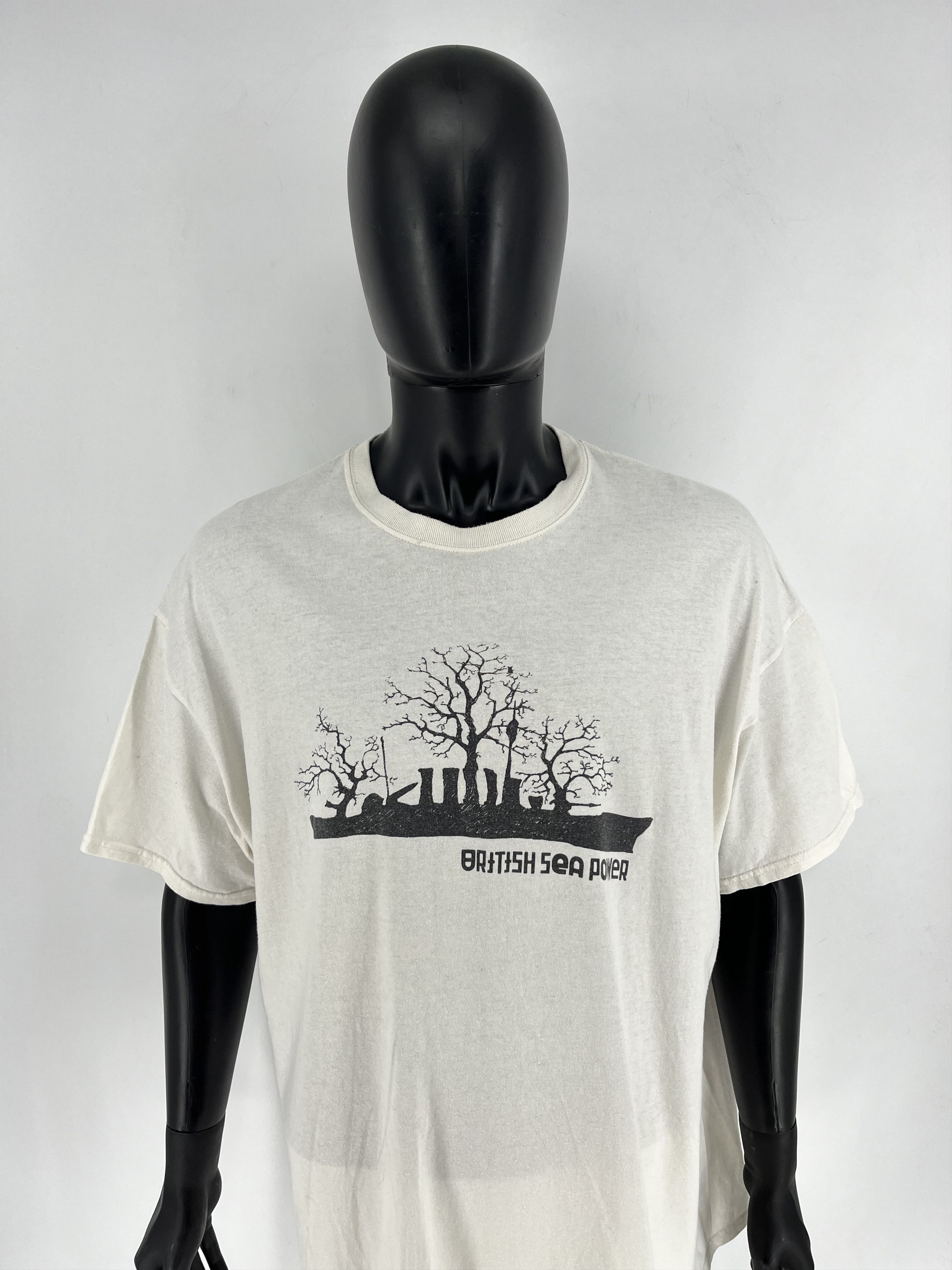 Band Tees × Vintage British Sea Power T Shirt like Shoegaze Britpop Sonic Youth Size US XXL / EU 58 / 5 - 5 Thumbnail