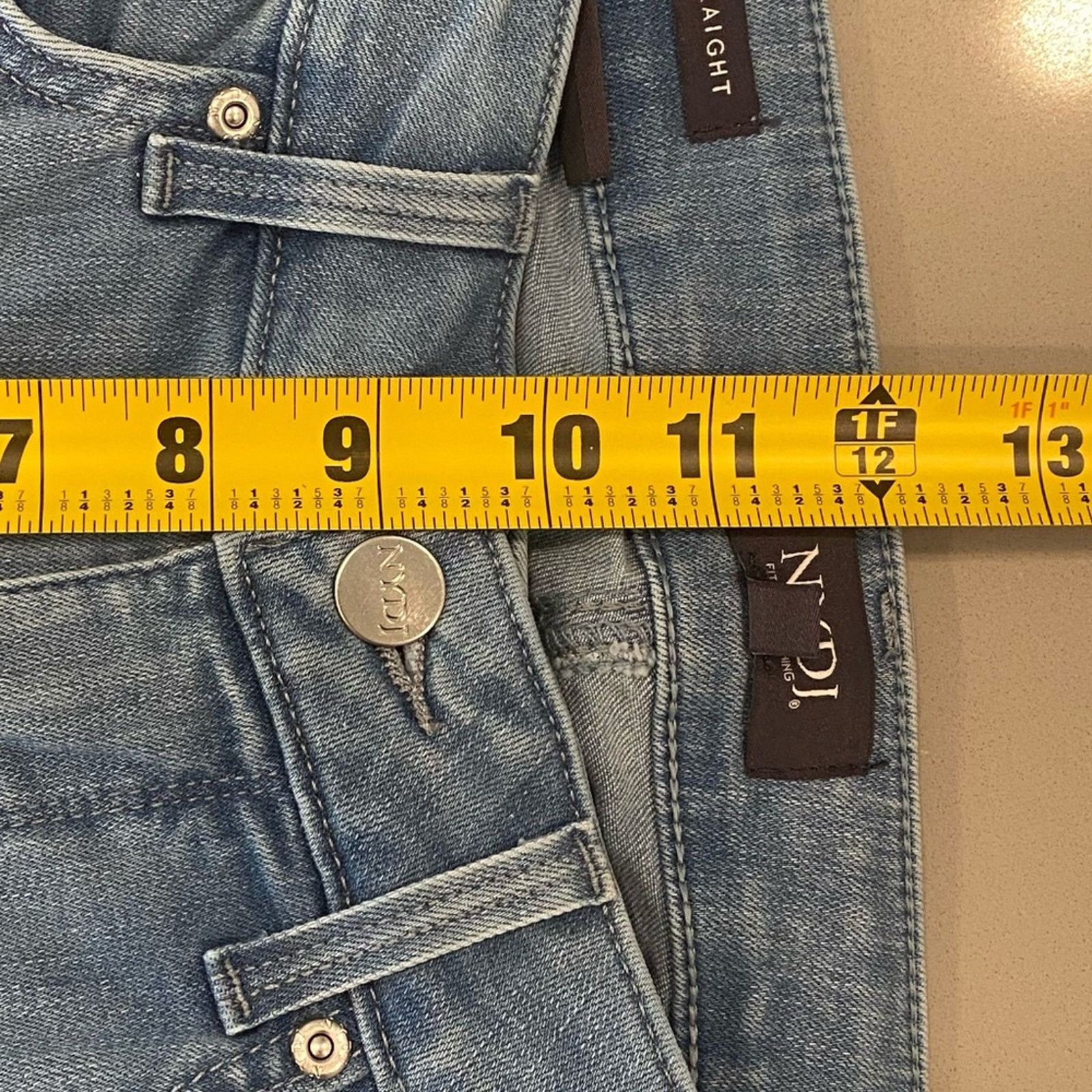 NYDJ NYDJ Marilyn Straight Lift Tuck Jeans - 4 Size 27" / US 4 / IT 40 - 5 Thumbnail