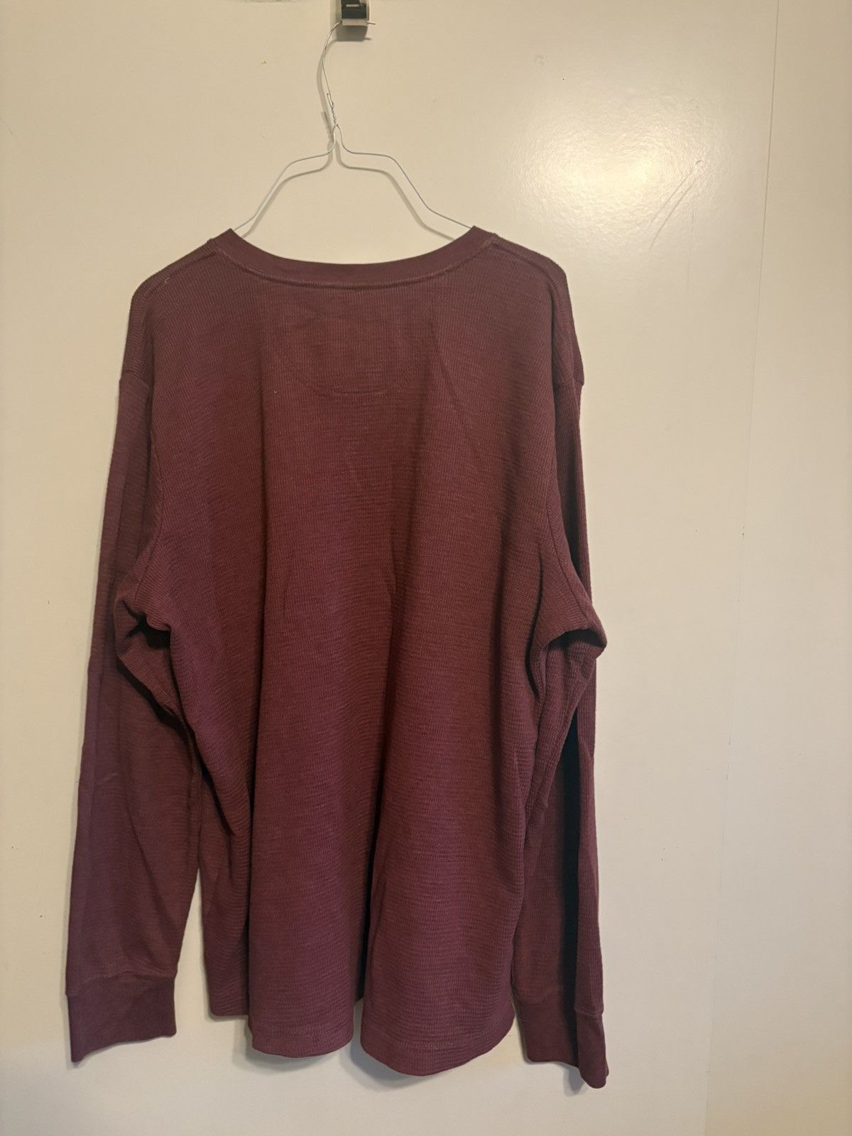 Mossy Oaks Mossy Oak Burgundy Waffle Knit Thermal Henley — XL Size US XL / EU 56 / 4 - 5 Thumbnail
