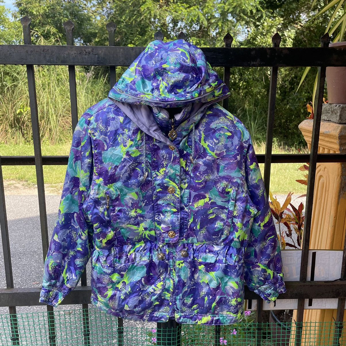 Ellesse 🔥🔥Vintage Ellesse Abstract Design Zipper Women Ski Jacket Size M / US 6-8 / IT 42-44 - 1 Thumbnail