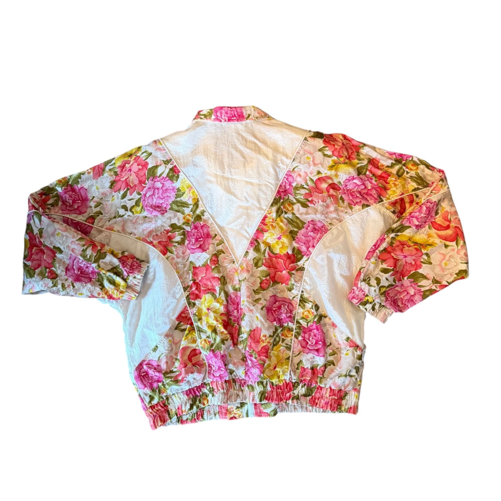 Vintage Vintage Lavon Novelty Spring Floral Print Windbreaker Size L / US 10 / IT 46 - 7 Thumbnail