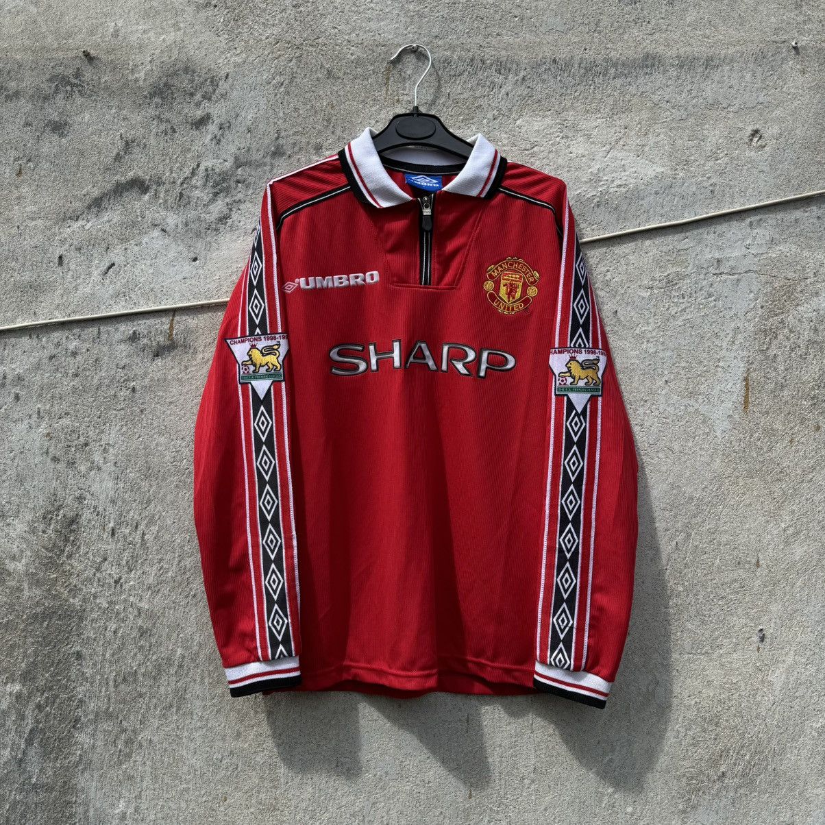 David Beckham Vintage Manchester United David Beckham Jersey Long BPL 90s Size US S / EU 44-46 / 1 - 2 Thumbnail