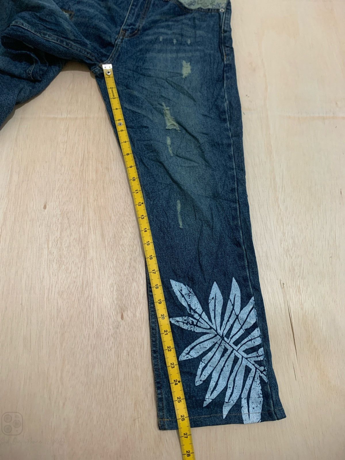 Hysteric Glamour × If Six Was Nine × Japanese Brand Y2k Body Glove Ifsixwasnine Punks Style Denim Jeans Size US 31 - 15 Thumbnail