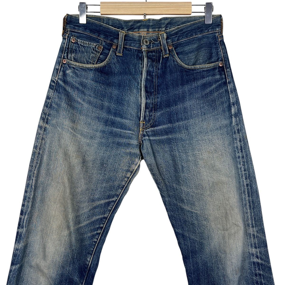 Levi's Vintage Clothing 90s Levis Lvc Lot 66501 Big E Selvedge Denim Jeans Size US 30 / EU 46 - 1 Thumbnail