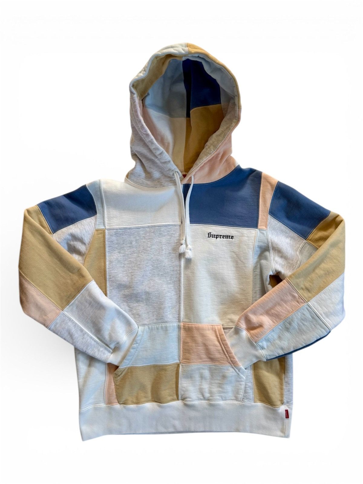 Supreme Supreme Hoodie Patchwork FW17 Pullover Sweatshirt Sz Small Size US S / EU 44-46 / 1 - 2 Thumbnail