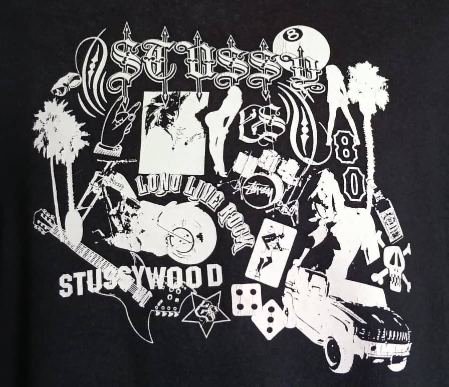 Stussy Vintage Stussywood Long Live Rock Tee Size US M / EU 48-50 / 2 - 2 Thumbnail